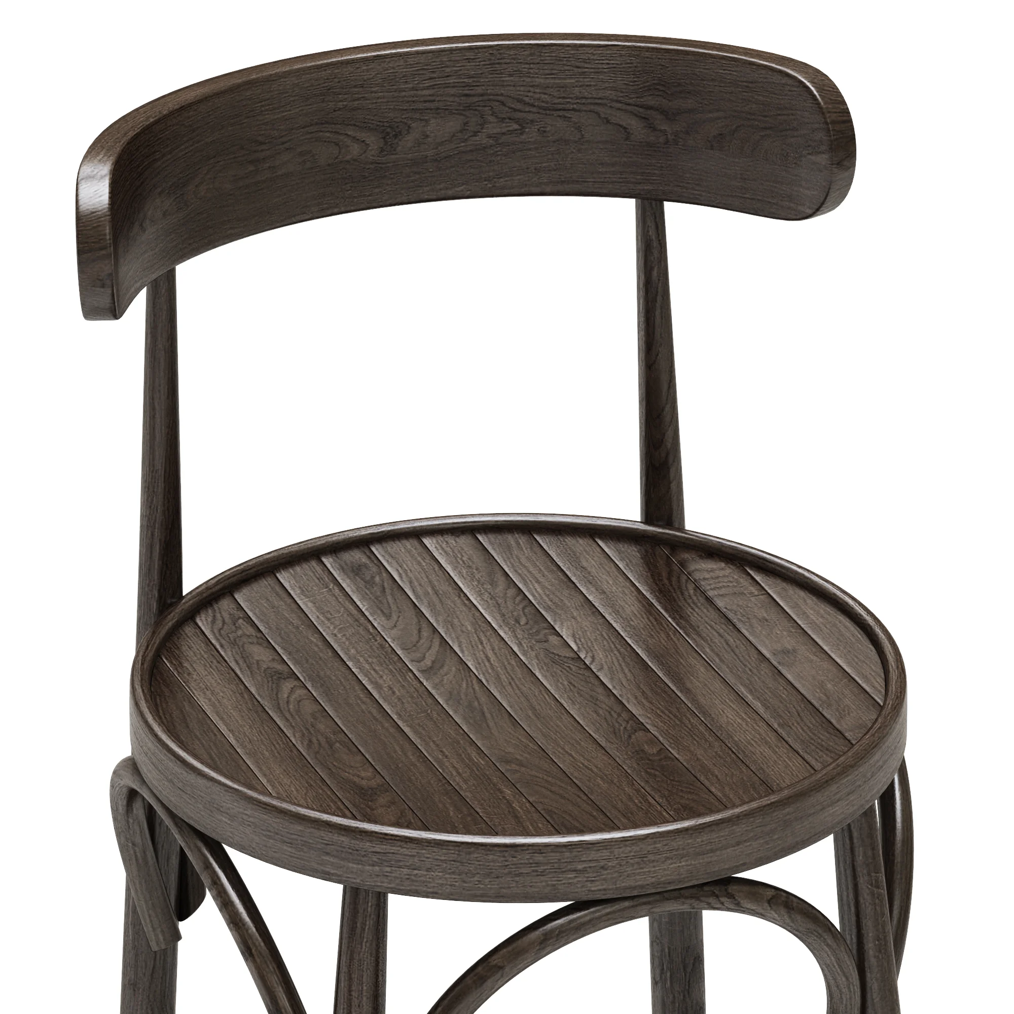 Vallese Stool — 3D model preview 4