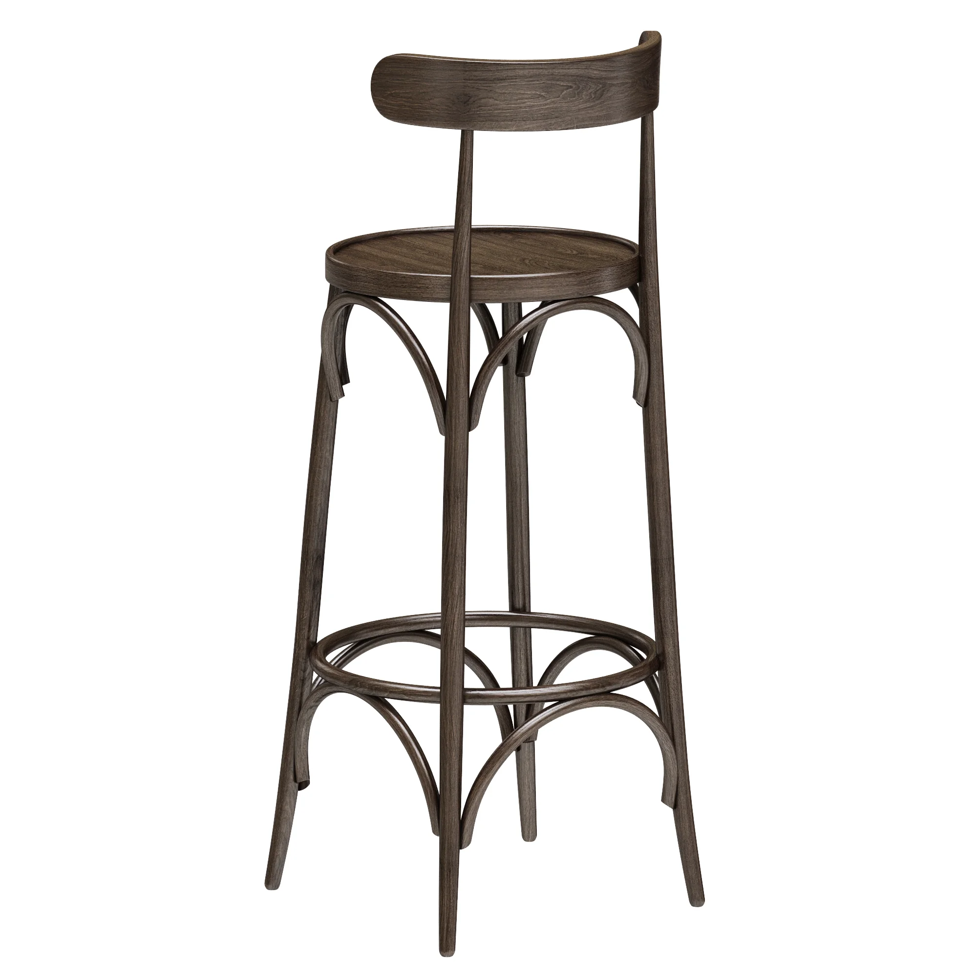 Vallese Stool — 3D model preview 5
