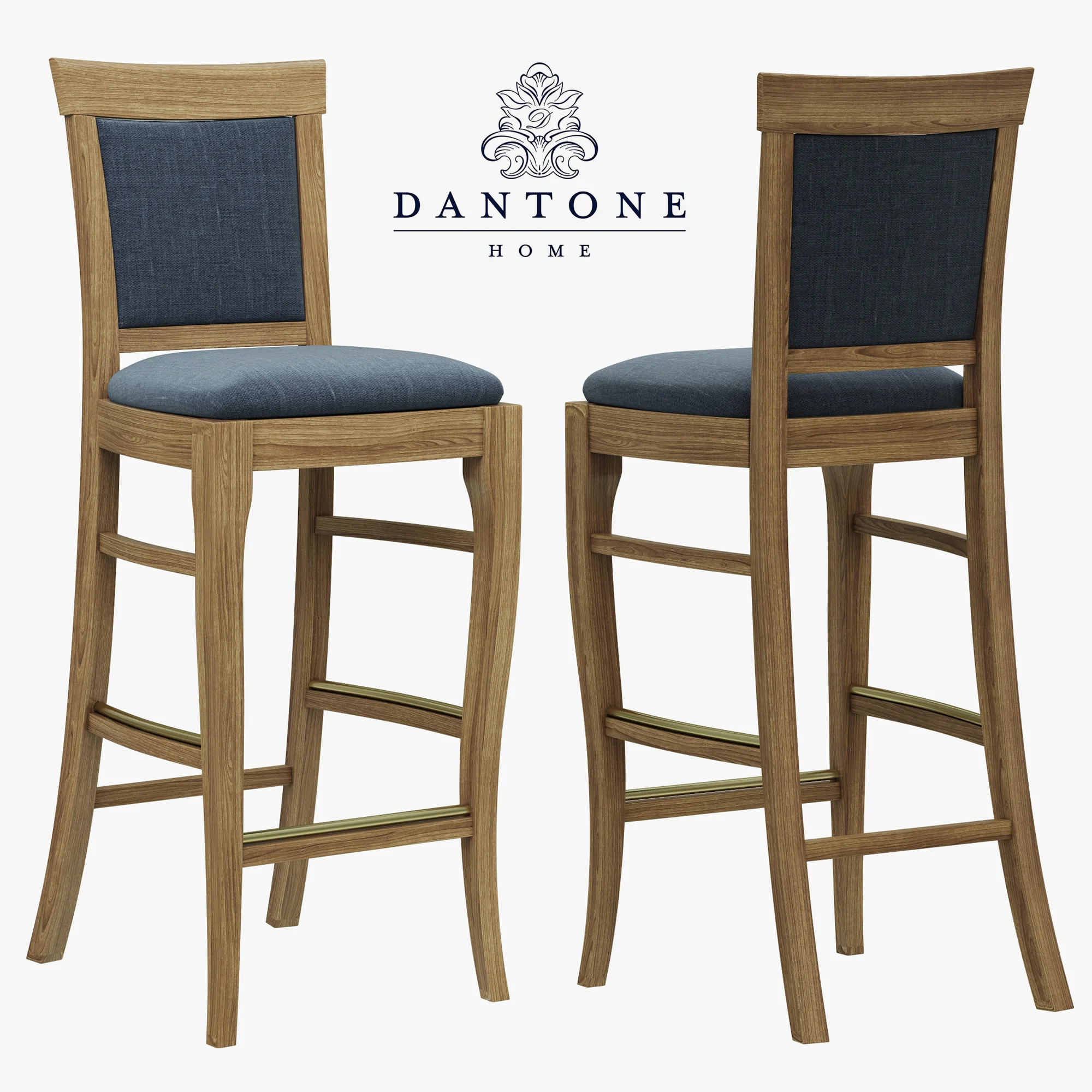 Dantone Home Koventry Bar Stool — 3D model preview 2