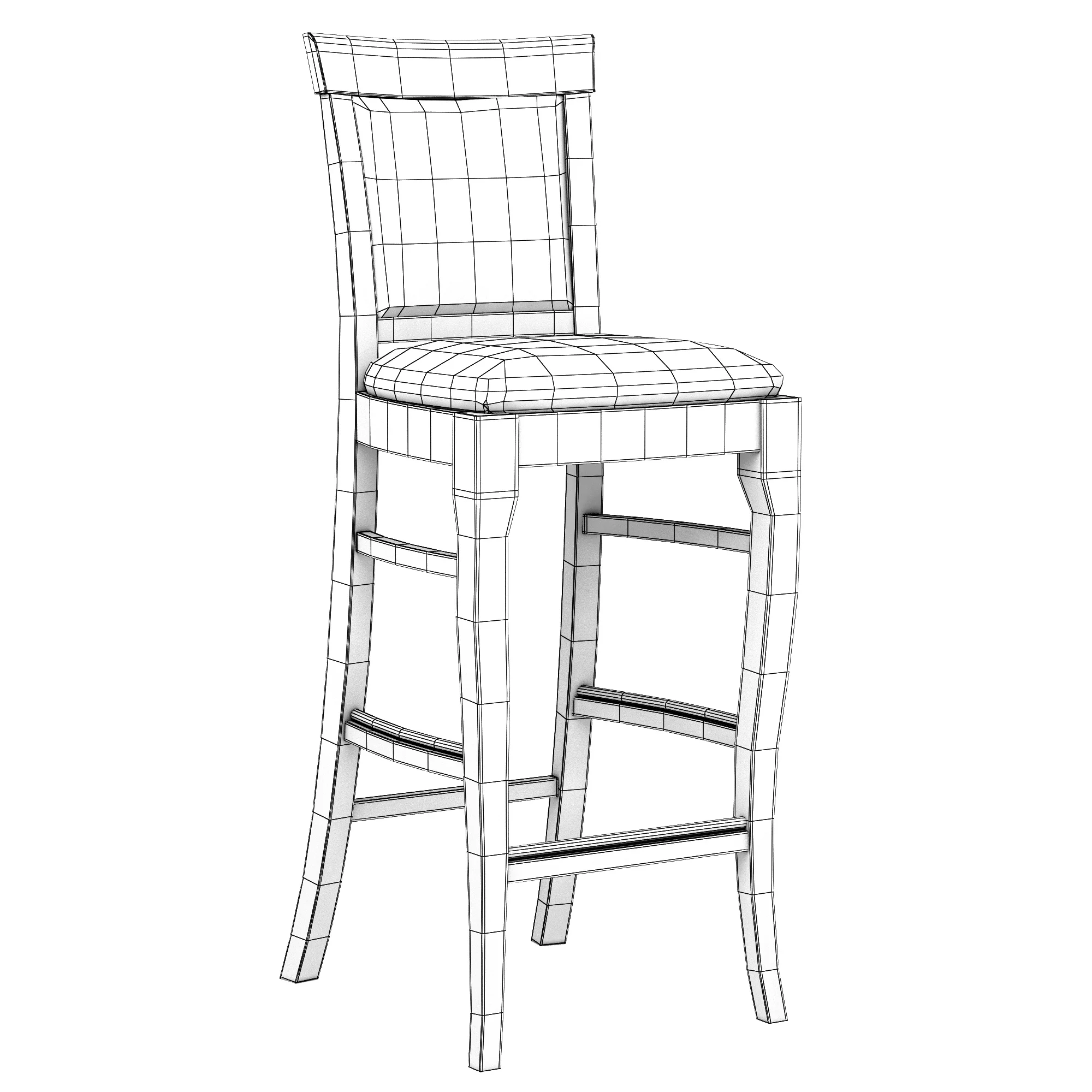 Dantone Home Koventry Bar Stool — 3D model preview 8