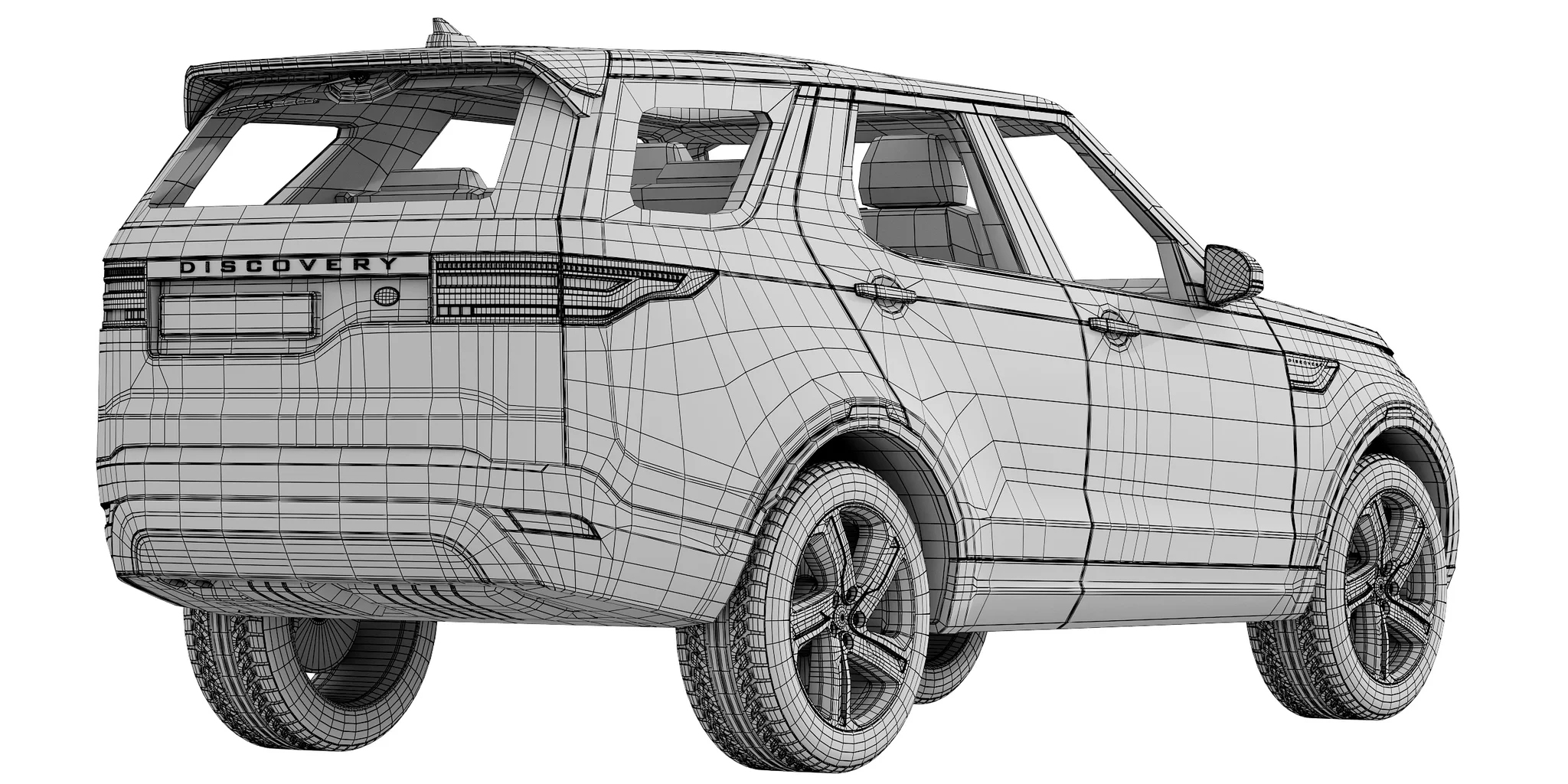 Land Rover Discovery R Dynamic, 3D model preview 23