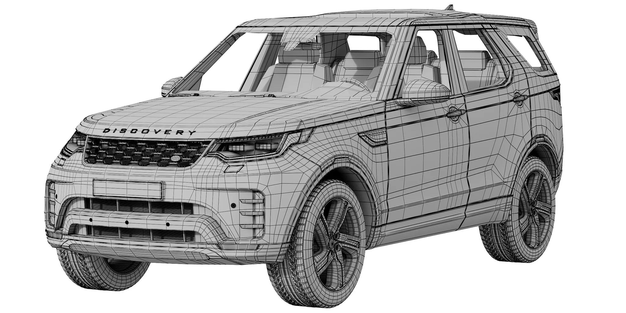 Land Rover Discovery R Dynamic, 3D model preview 25