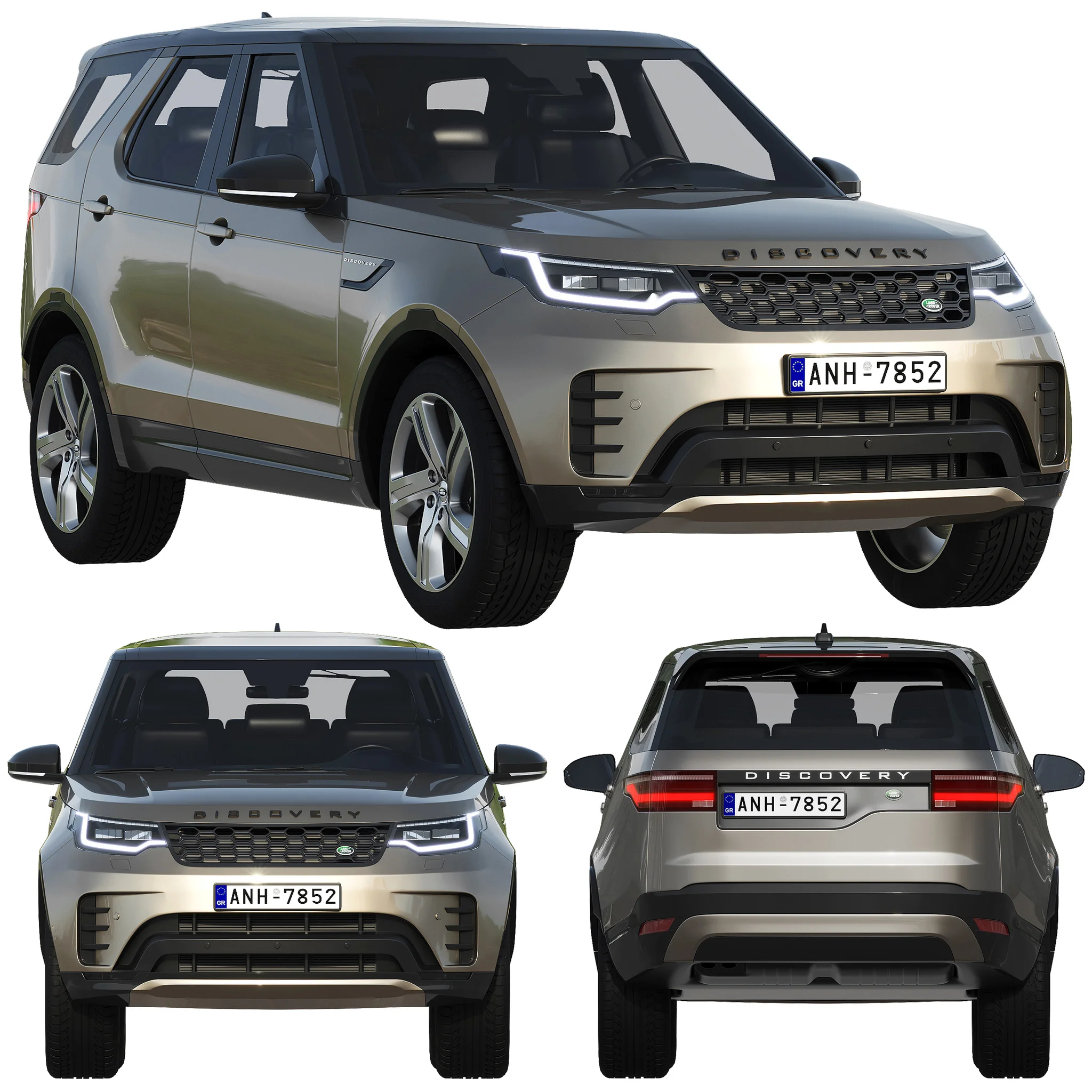Land Rover Discovery R Dynamic, 3D model preview 27