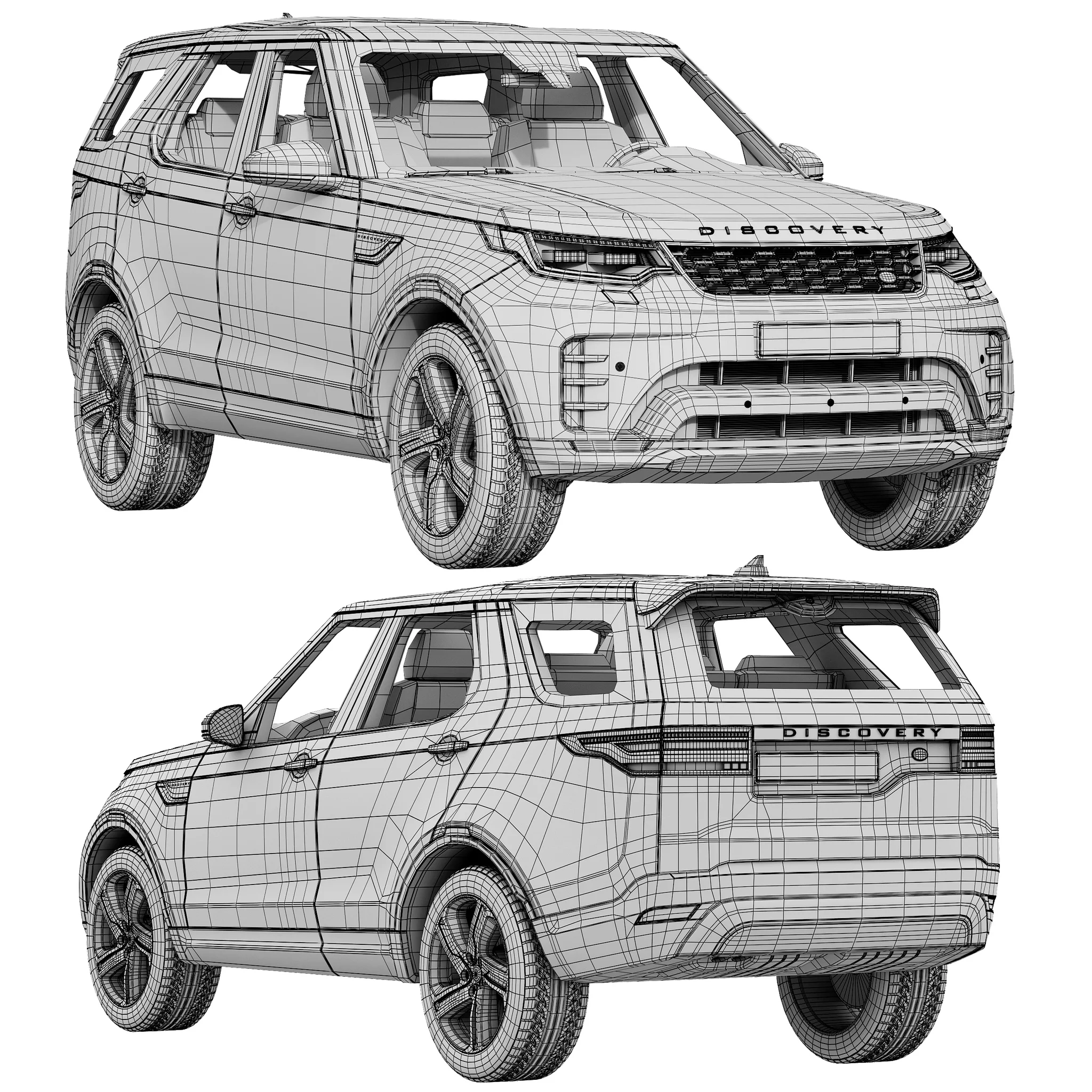 Land Rover Discovery R Dynamic, 3D model preview 29