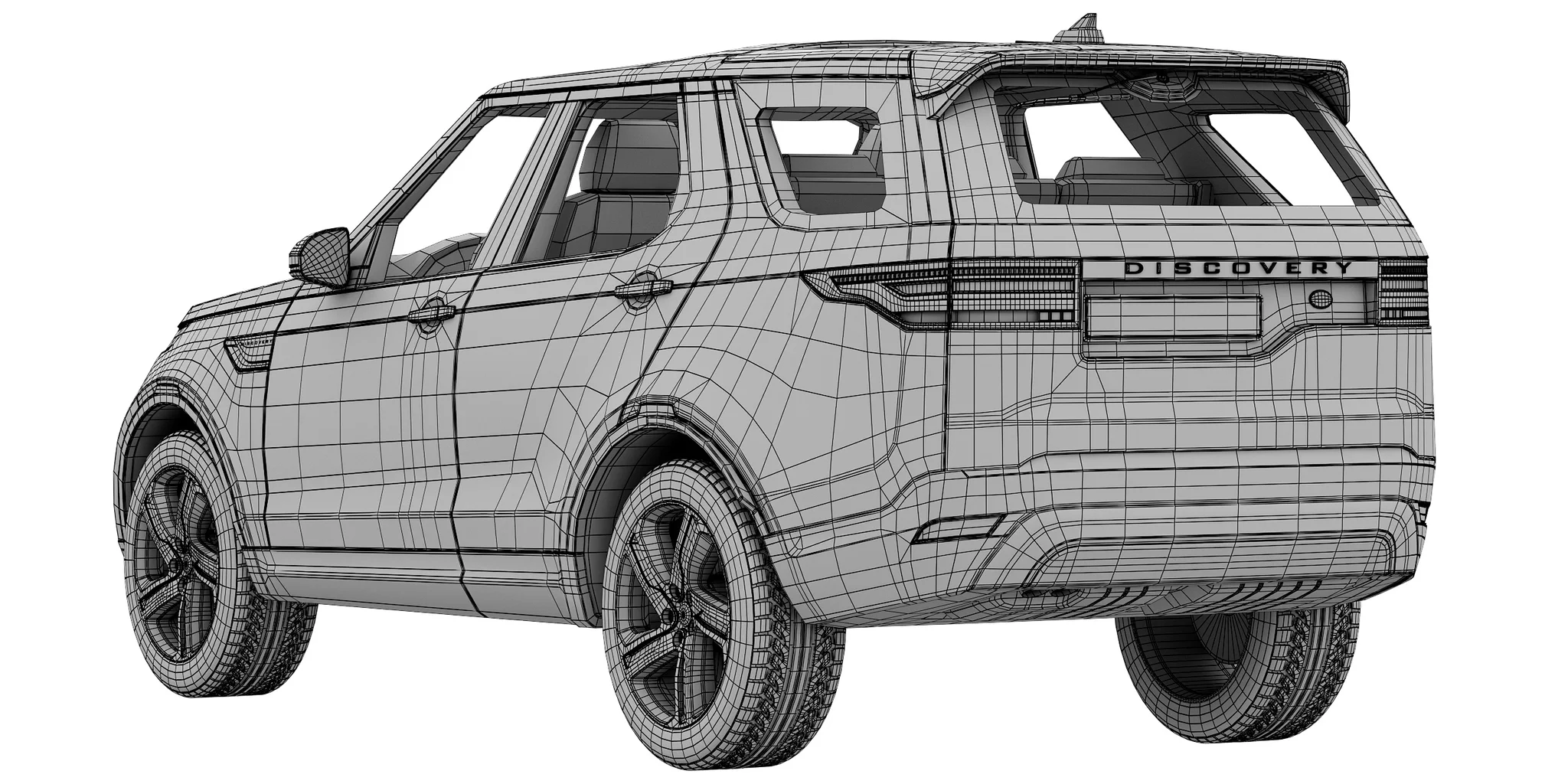 Land Rover Discovery R Dynamic, 3D model preview 31