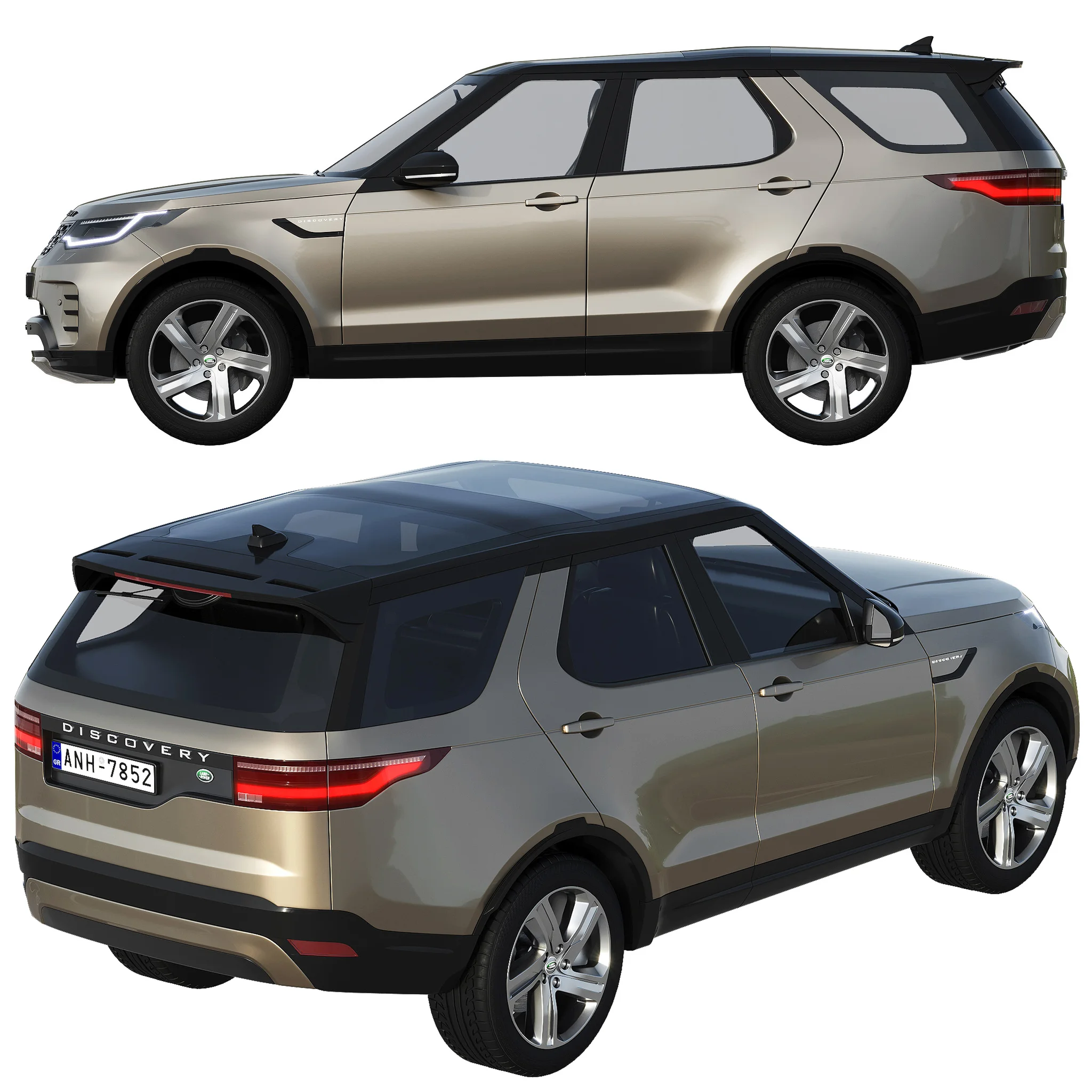 Land Rover Discovery R Dynamic, 3D model preview 35
