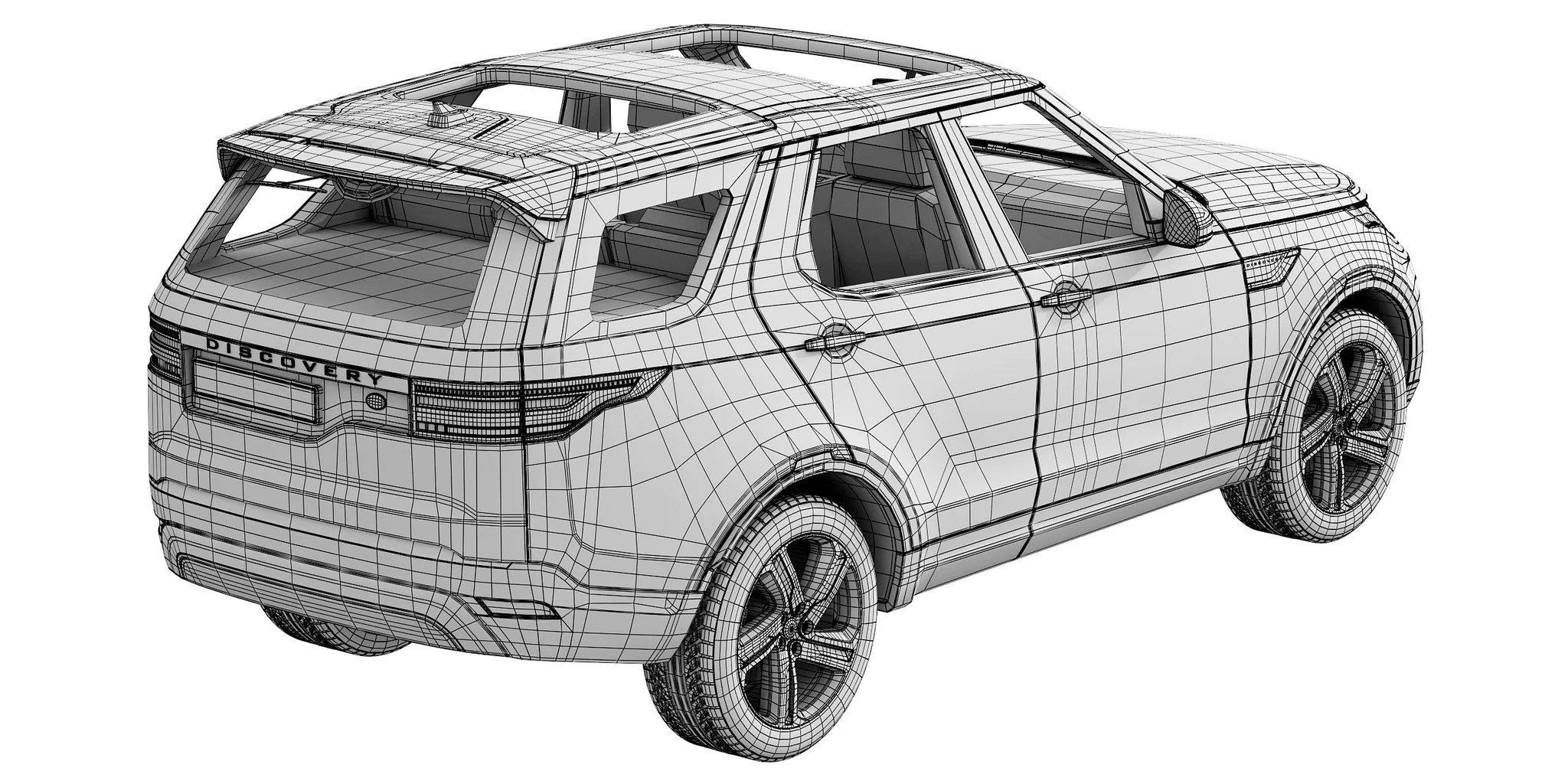 Land Rover Discovery R Dynamic, 3D model preview 39