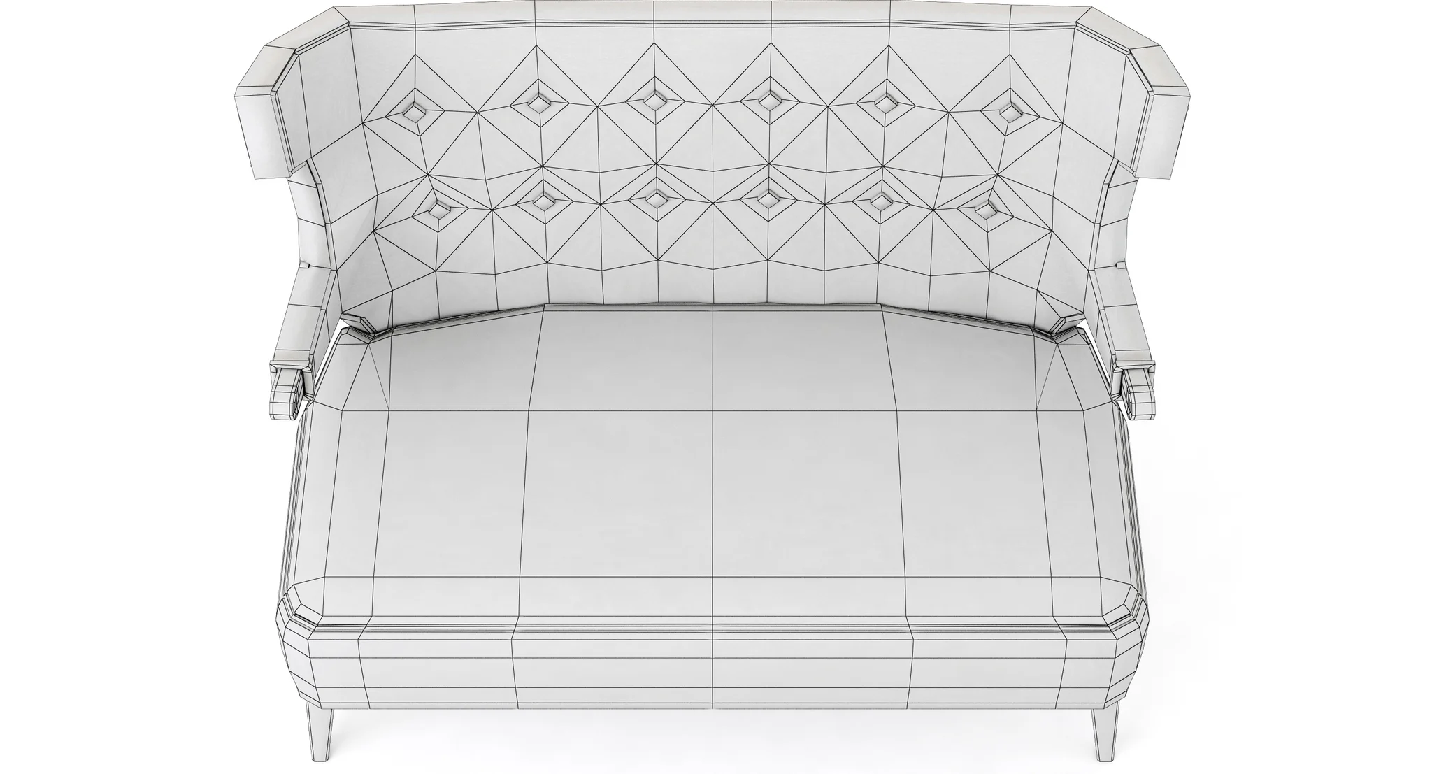 Brabbu Sika 2 Seat Sofa — 3D model preview 22