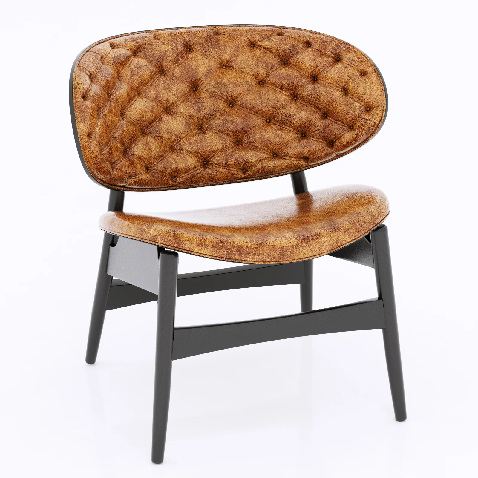 Baxter Dalma Little Armchair — 3D model preview 1