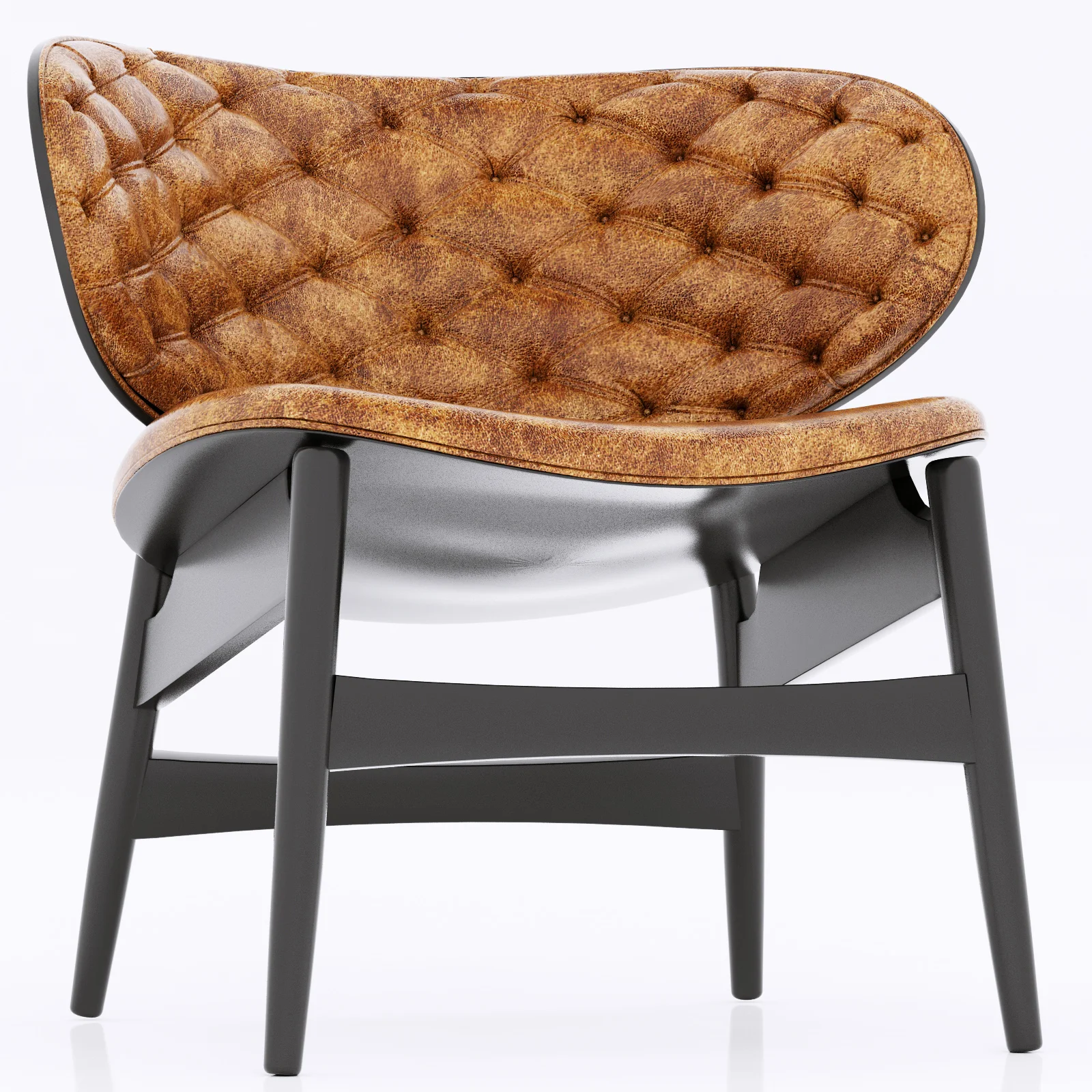 Baxter Dalma Little Armchair — 3D model preview 4