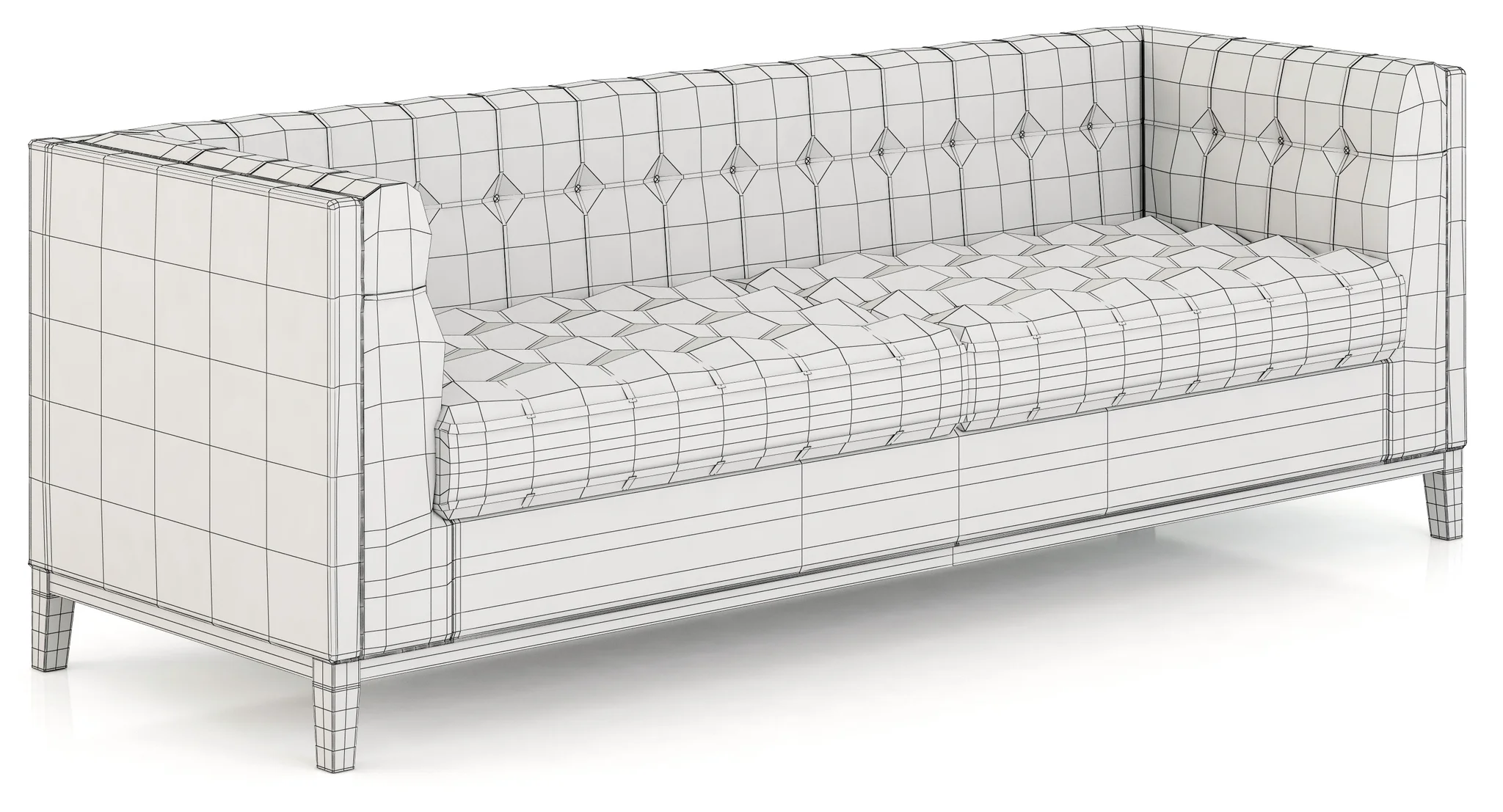 Eichholtz Aldgate Sofa — 3D model preview 4