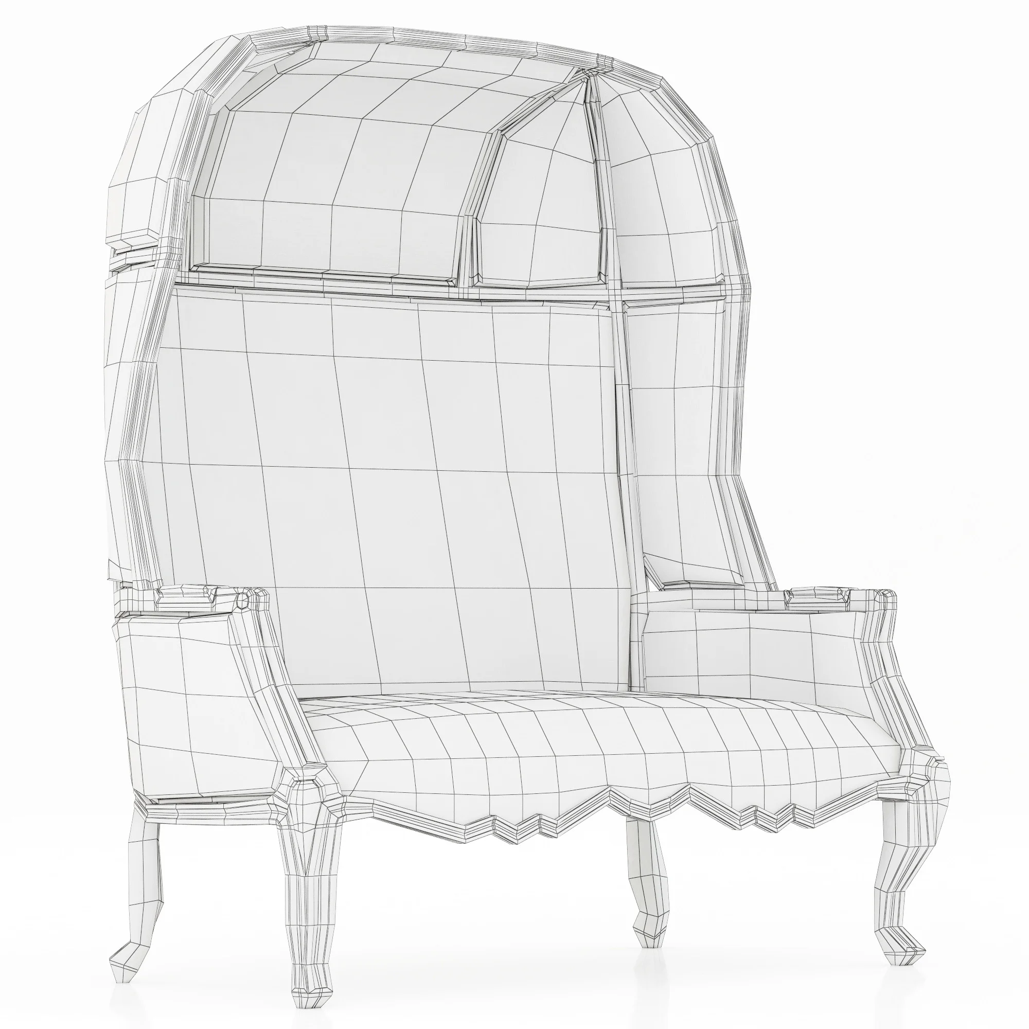 Brabbu Namib 2 Seat Sofa — 3D model preview 6