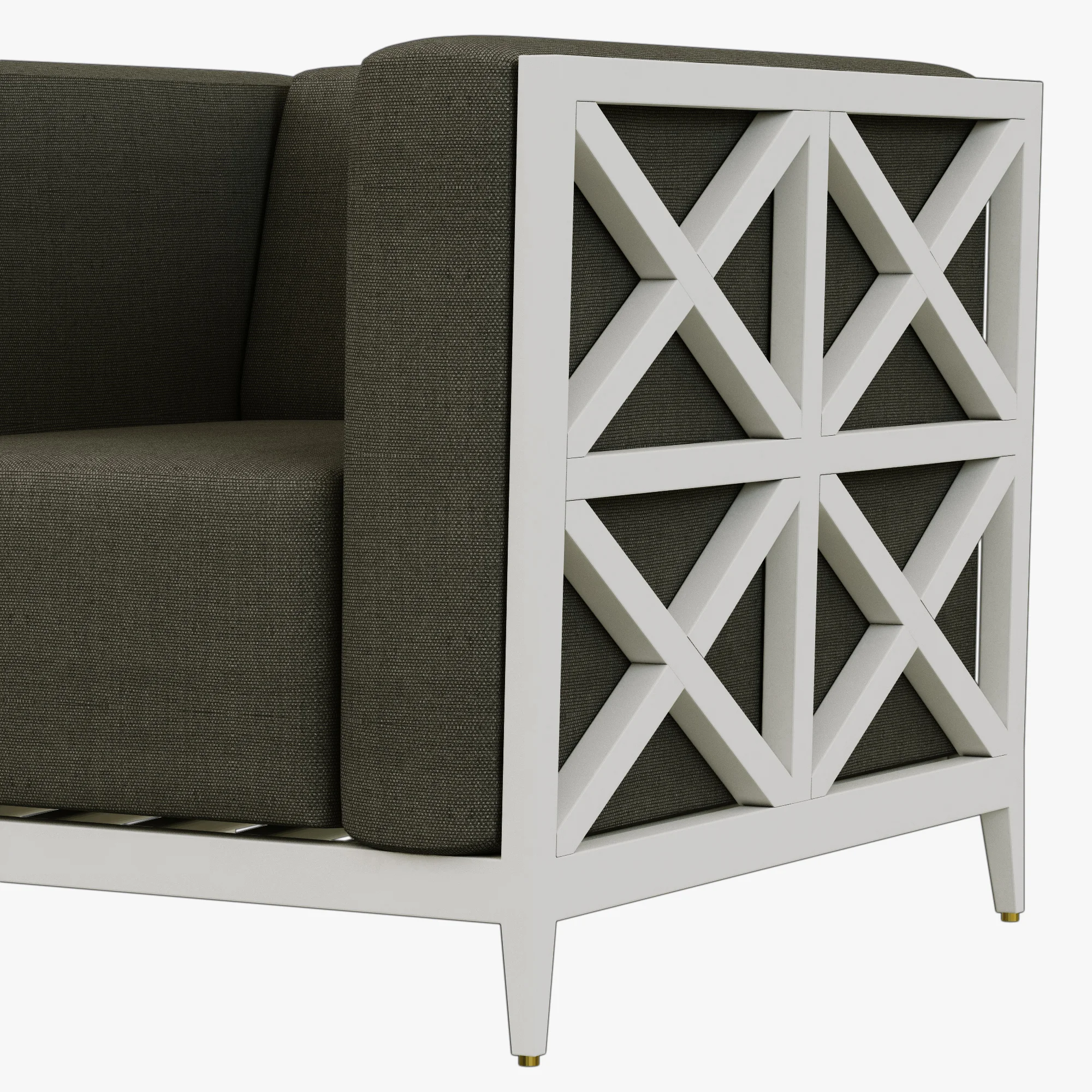 JANUS AZIMUTH CROSS CLUB CHAIR — 3D model preview 4