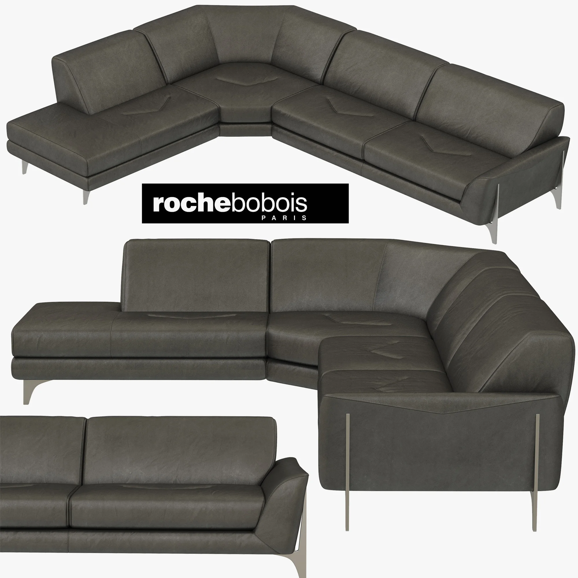 Roche Bobois REFLEXION CORNER COMPOSITION — 3D model preview 1