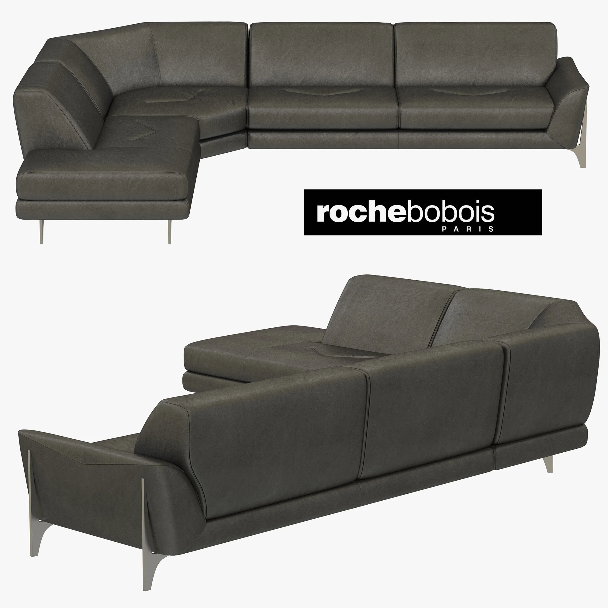 Roche Bobois REFLEXION CORNER COMPOSITION — 3D model preview 8