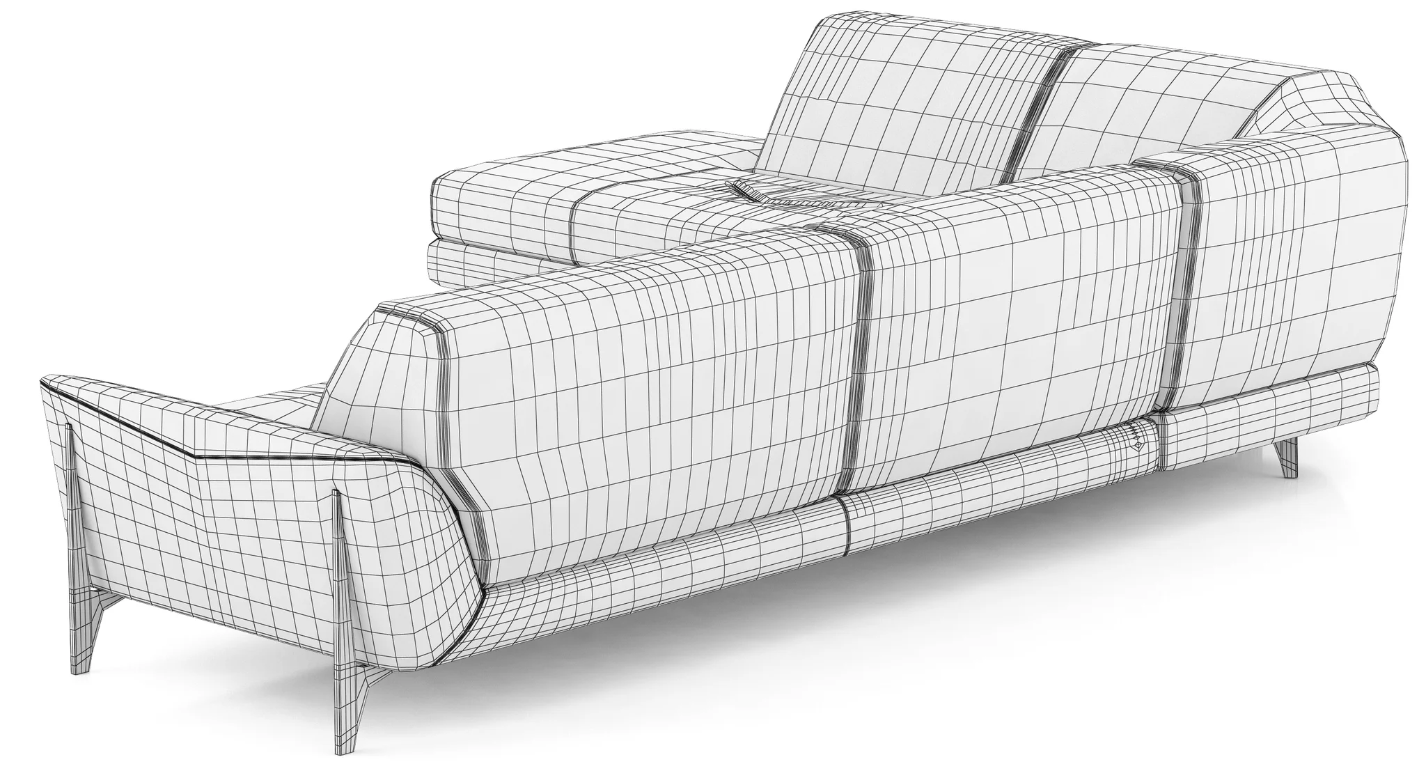 Roche Bobois REFLEXION CORNER COMPOSITION — 3D model preview 13