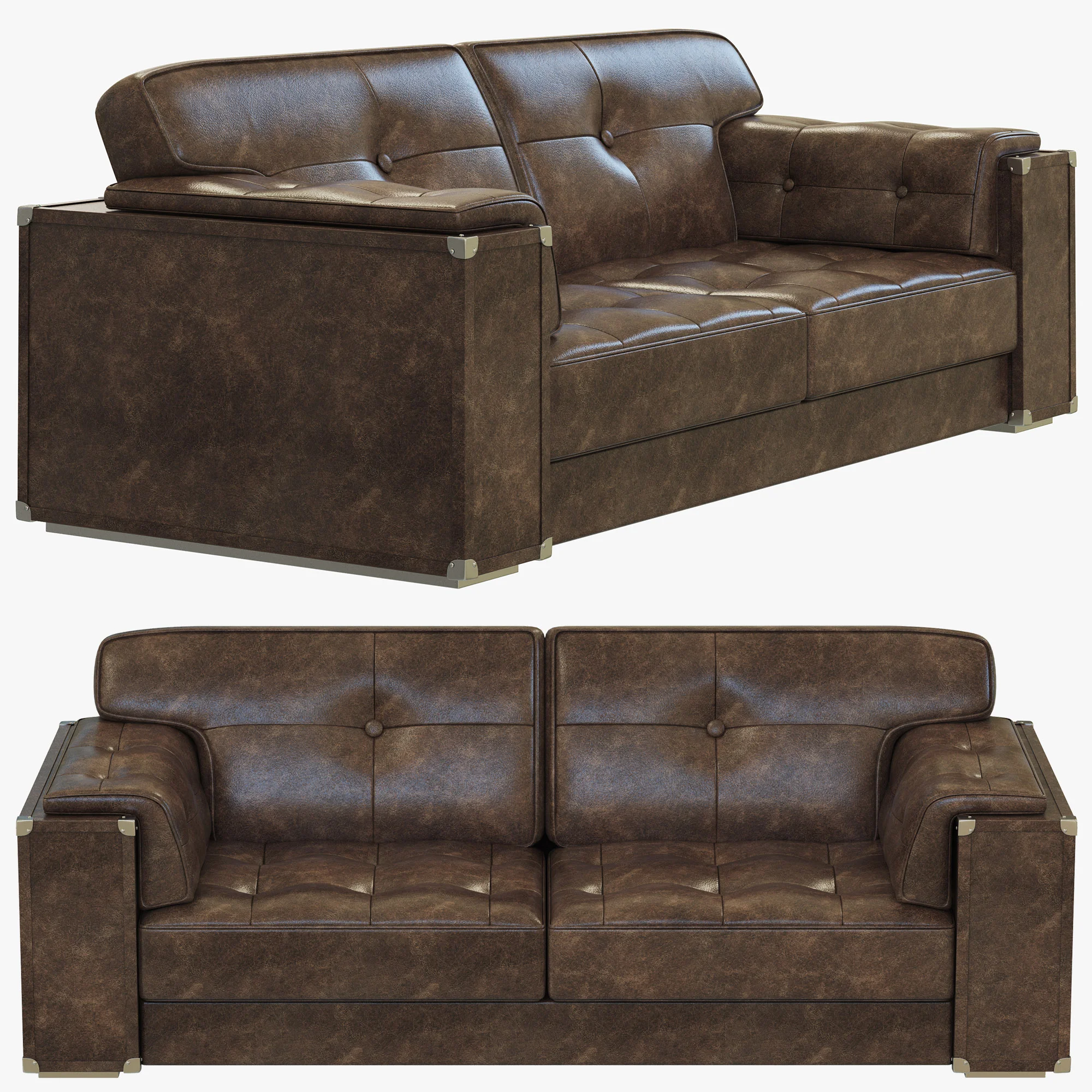 Smania Livingstone Sofa — 3D model preview 5