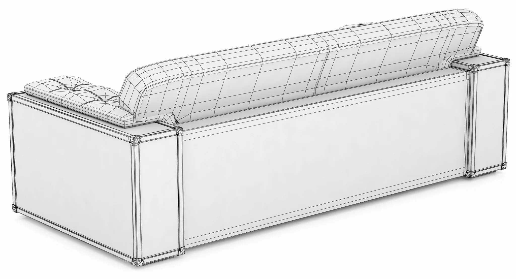 Smania Livingstone Sofa — 3D model preview 10
