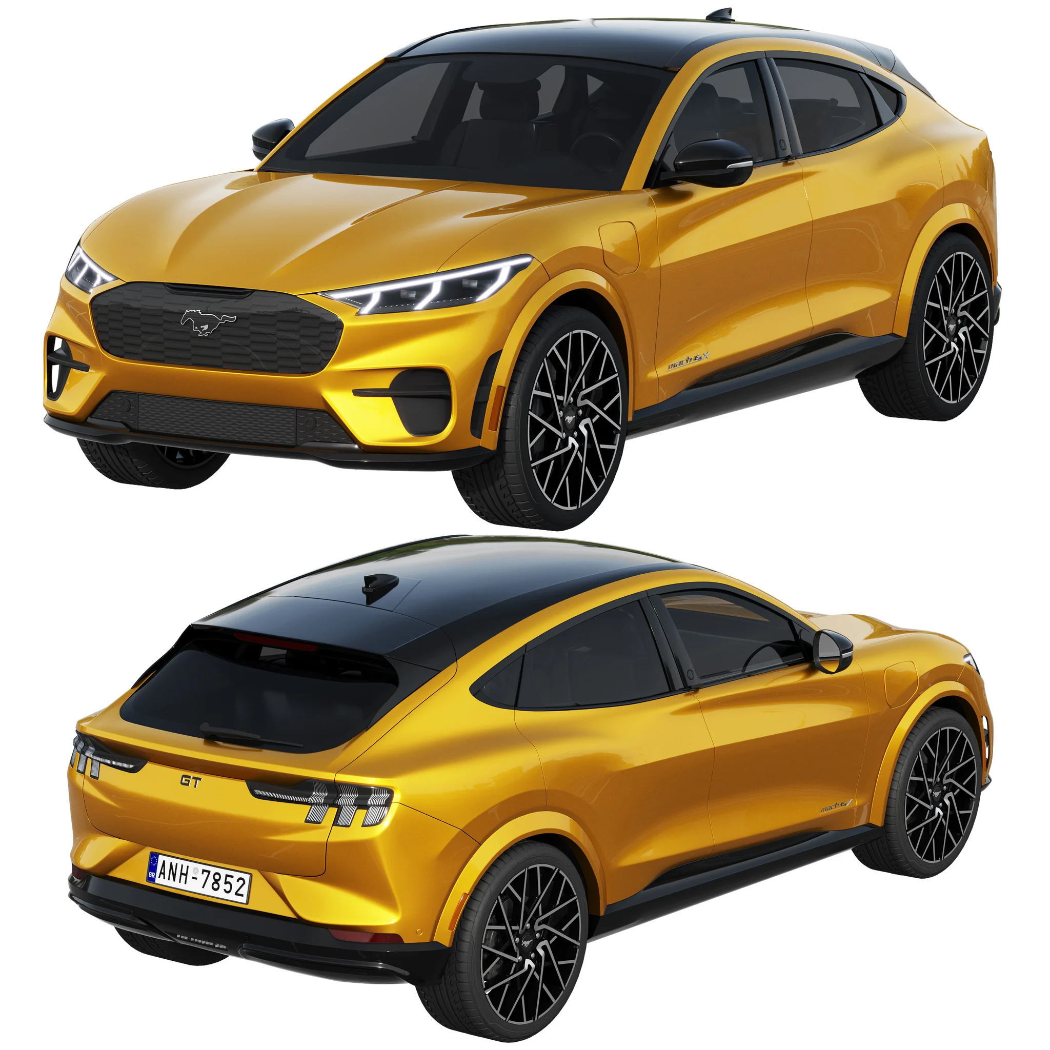 Ford Mustang MACH E GT, 3D model preview 7