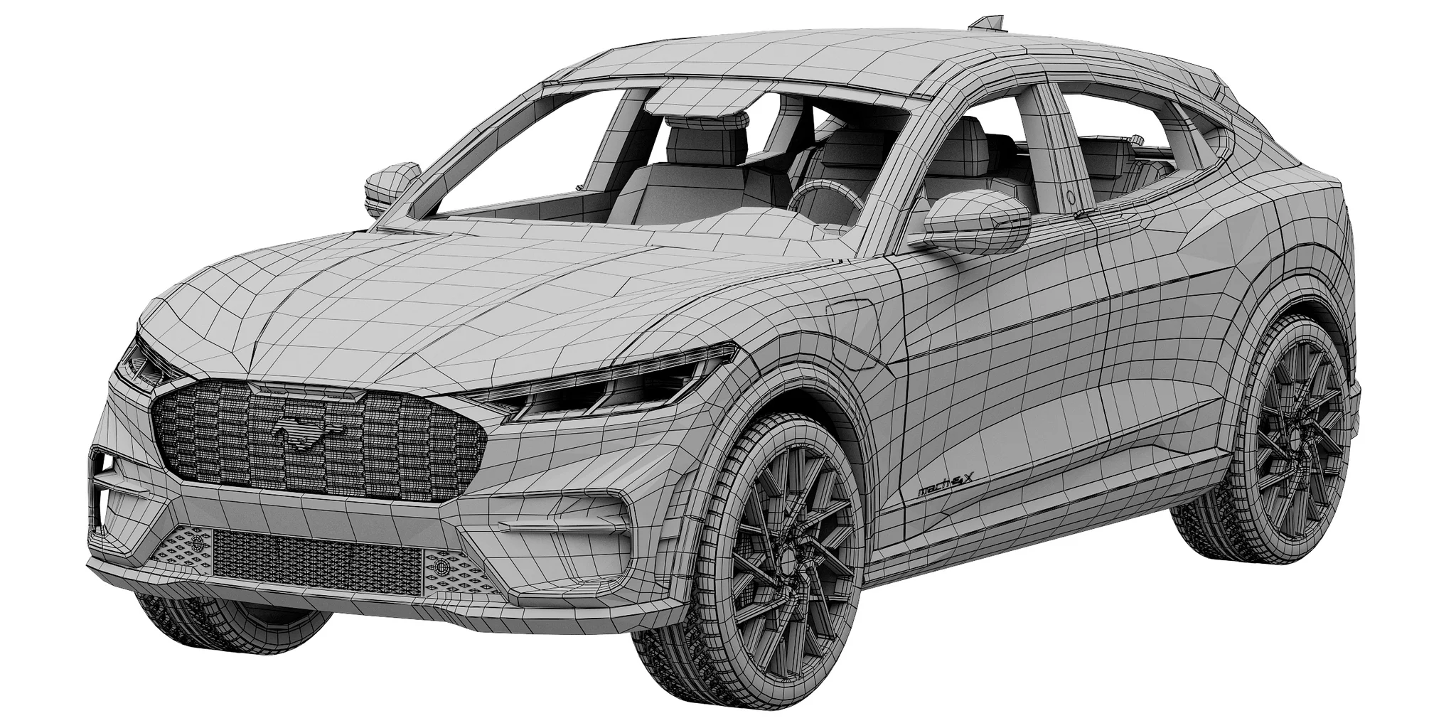 Ford Mustang MACH E GT, 3D model preview 12