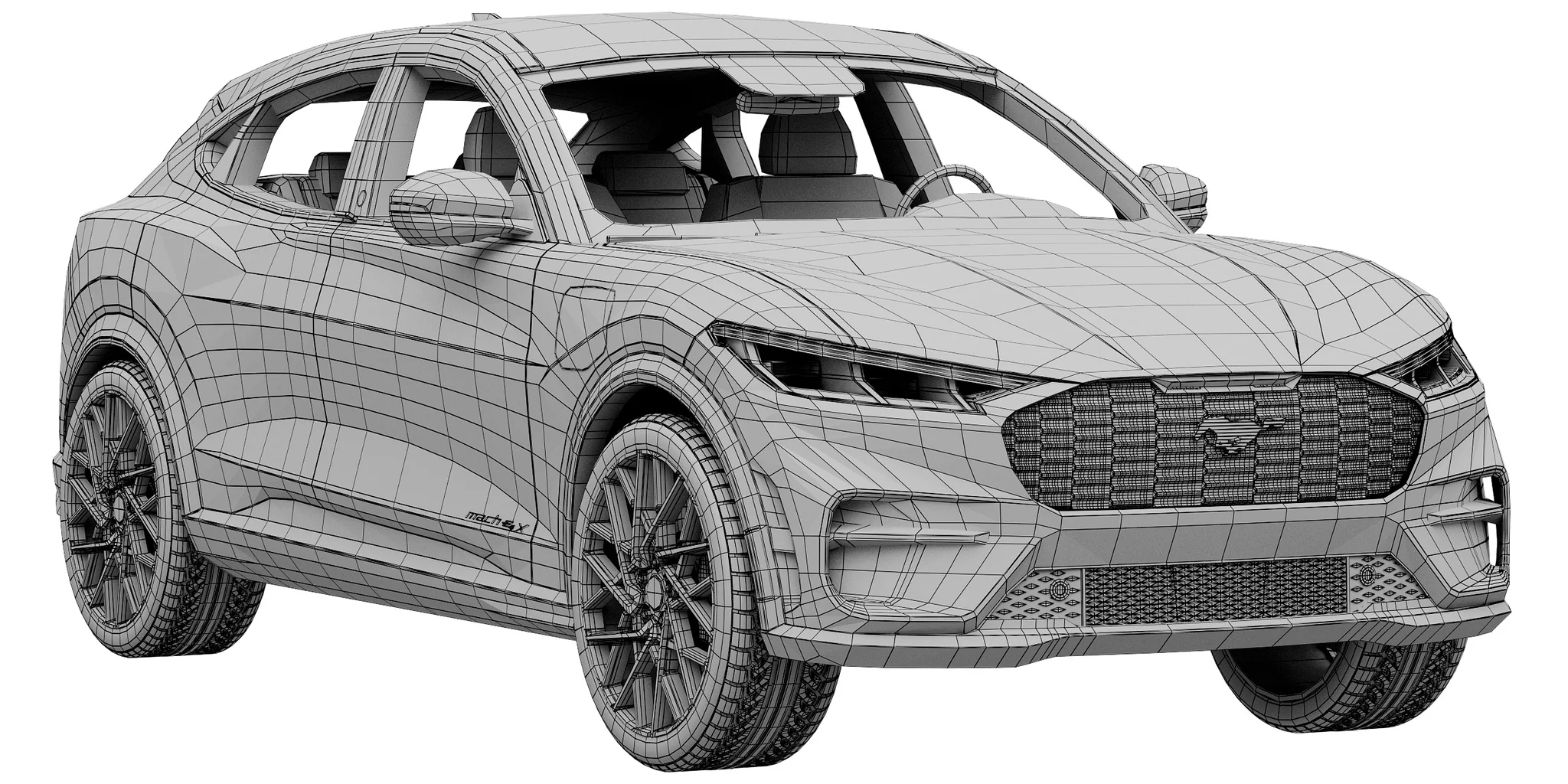 Ford Mustang MACH E GT, 3D model preview 17