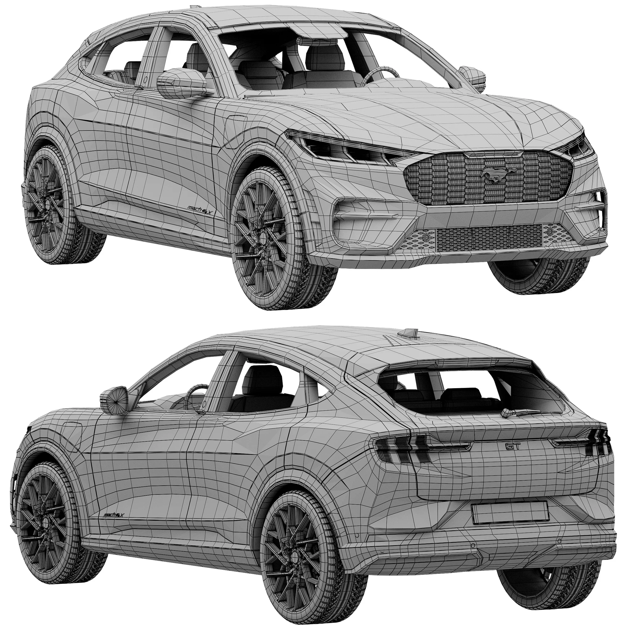 Ford Mustang MACH E GT, 3D model preview 18