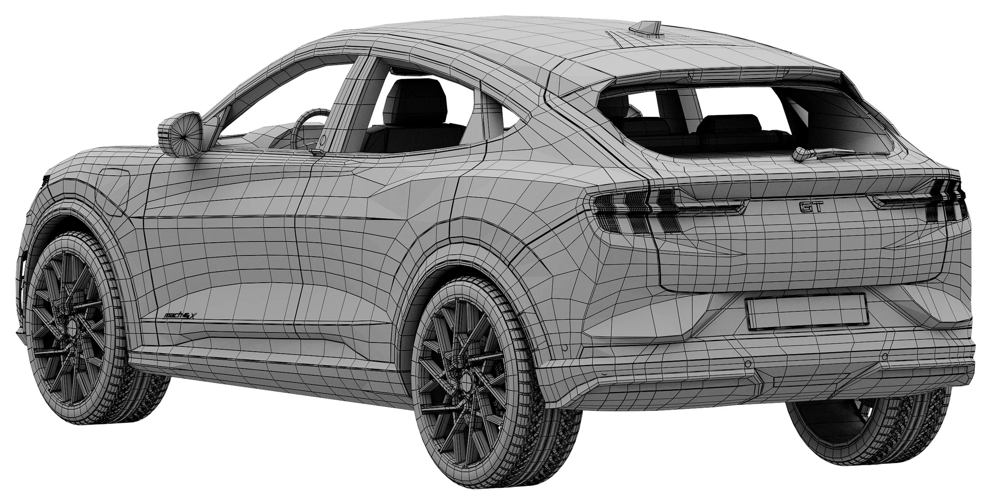 Ford Mustang MACH E GT, 3D model preview 23