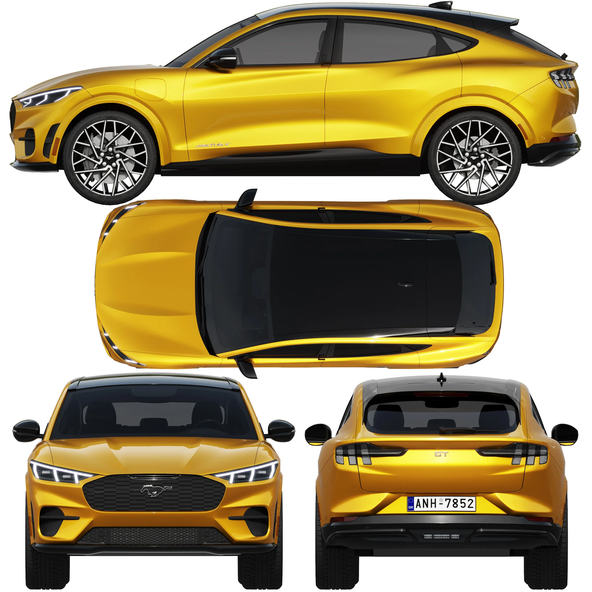 Ford Mustang MACH E GT, 3D model preview 28