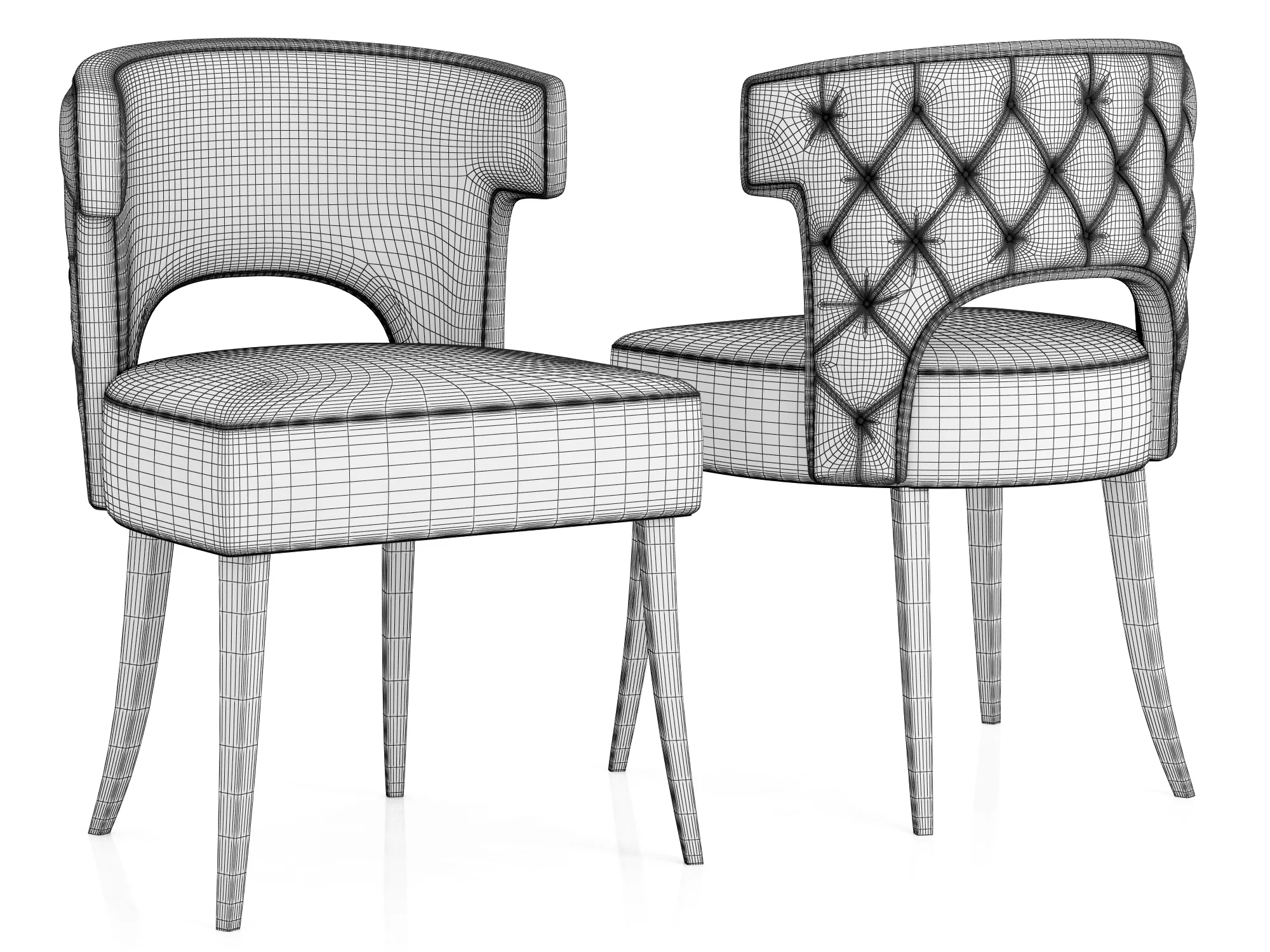 Brabbu Kansas Dining Chair 2 — 3D model preview 9