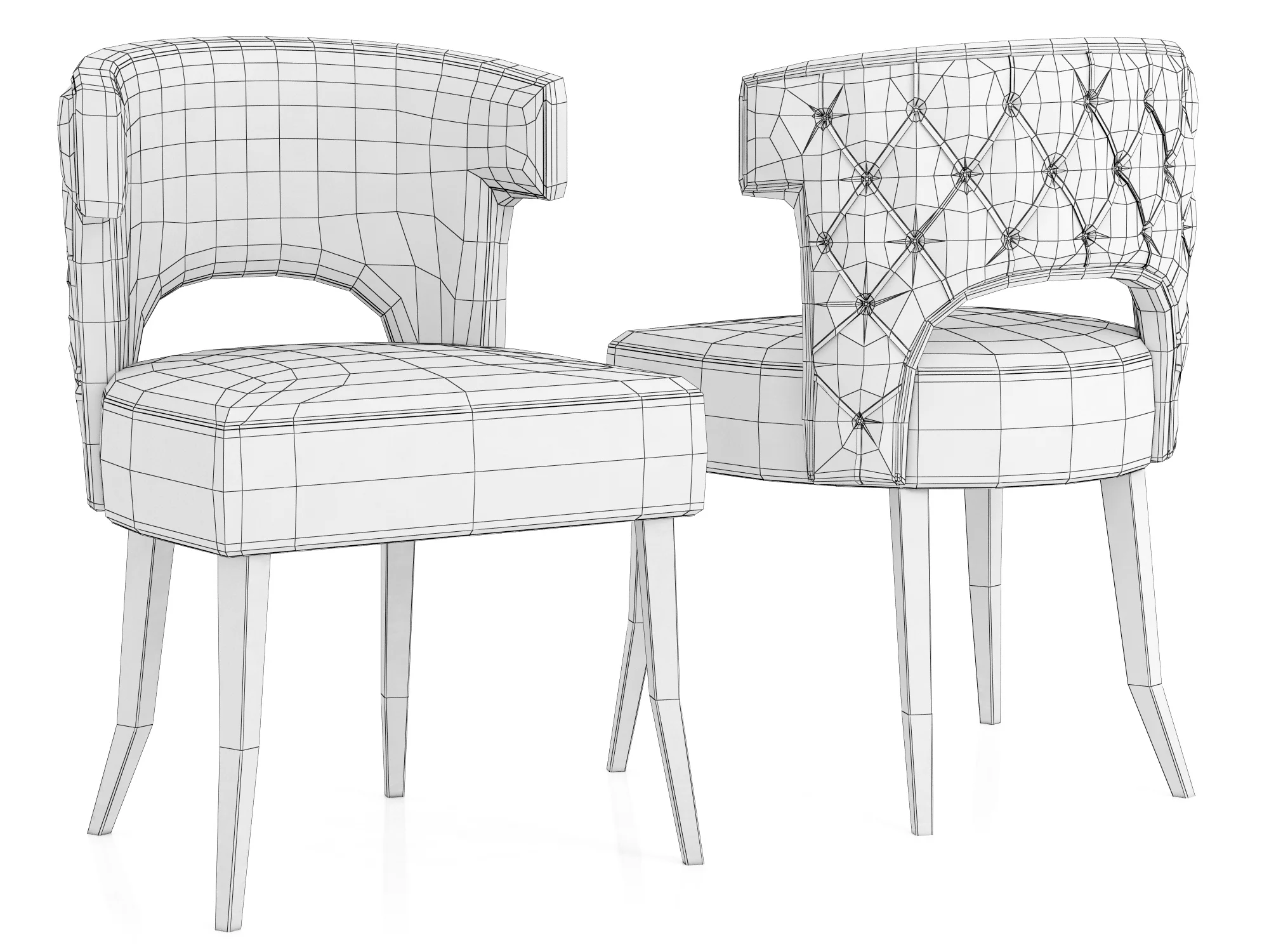 Brabbu Kansas Dining Chair 2 — 3D model preview 10