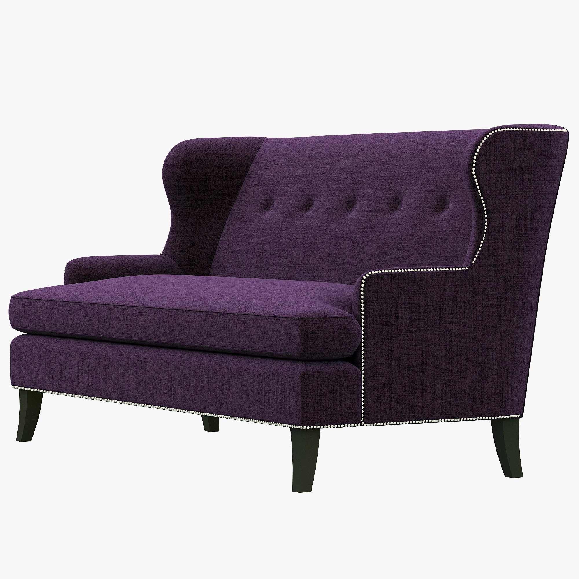 Bernhardt Nadine Sofette — 3D model preview 1