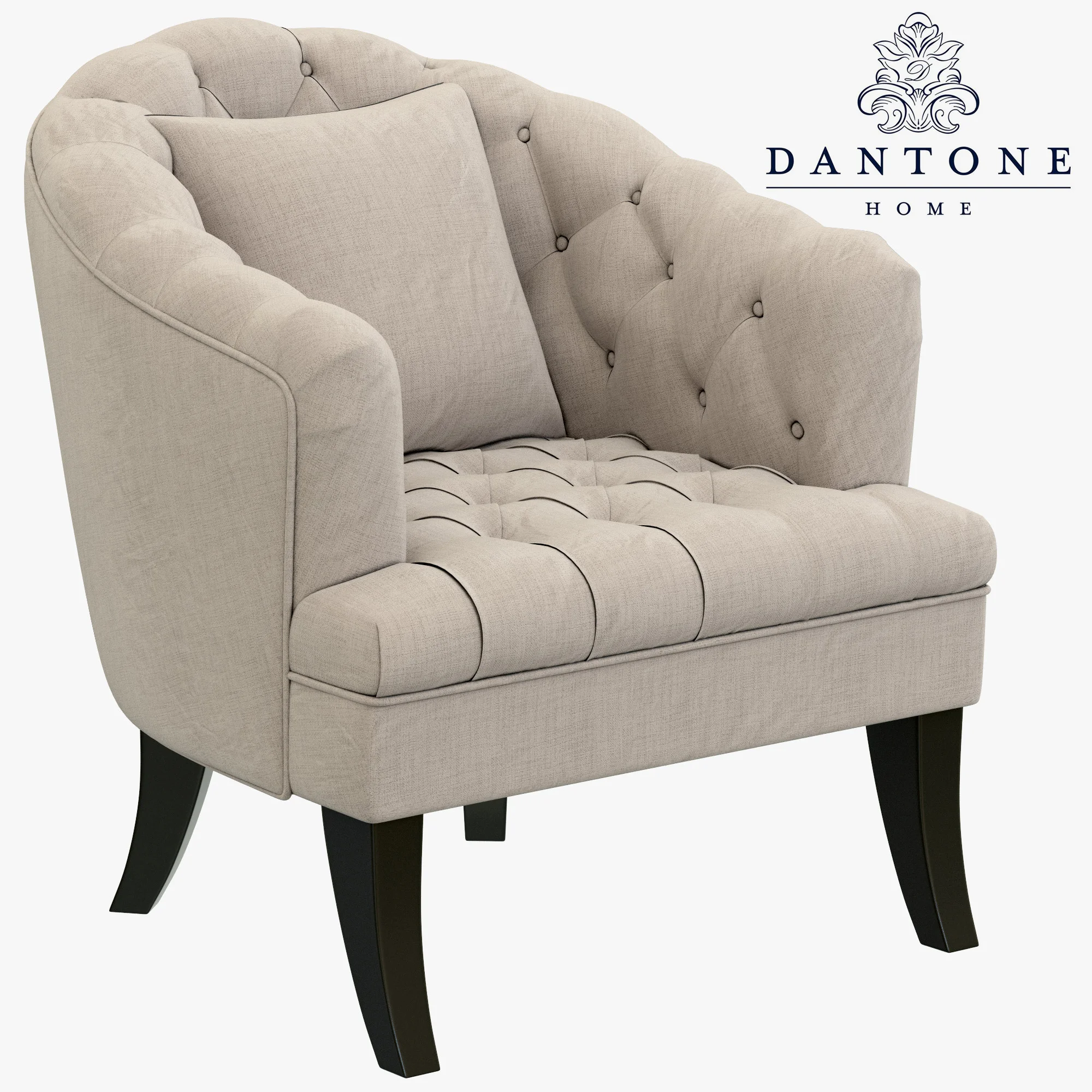 Dantone Home Nizza Chair — 3D model preview 2