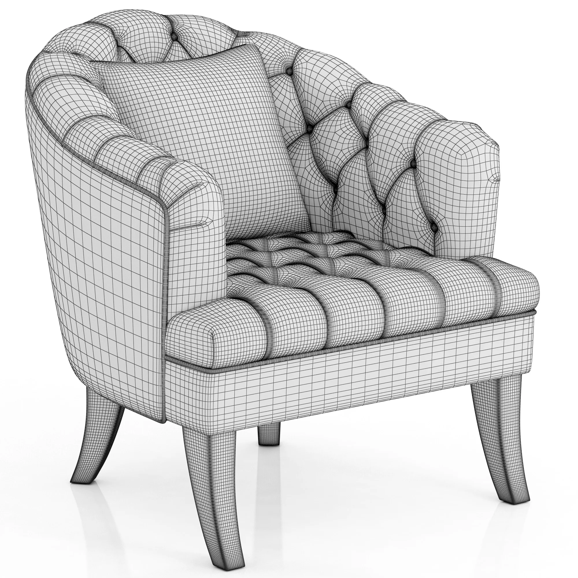 Dantone Home Nizza Chair — 3D model preview 8