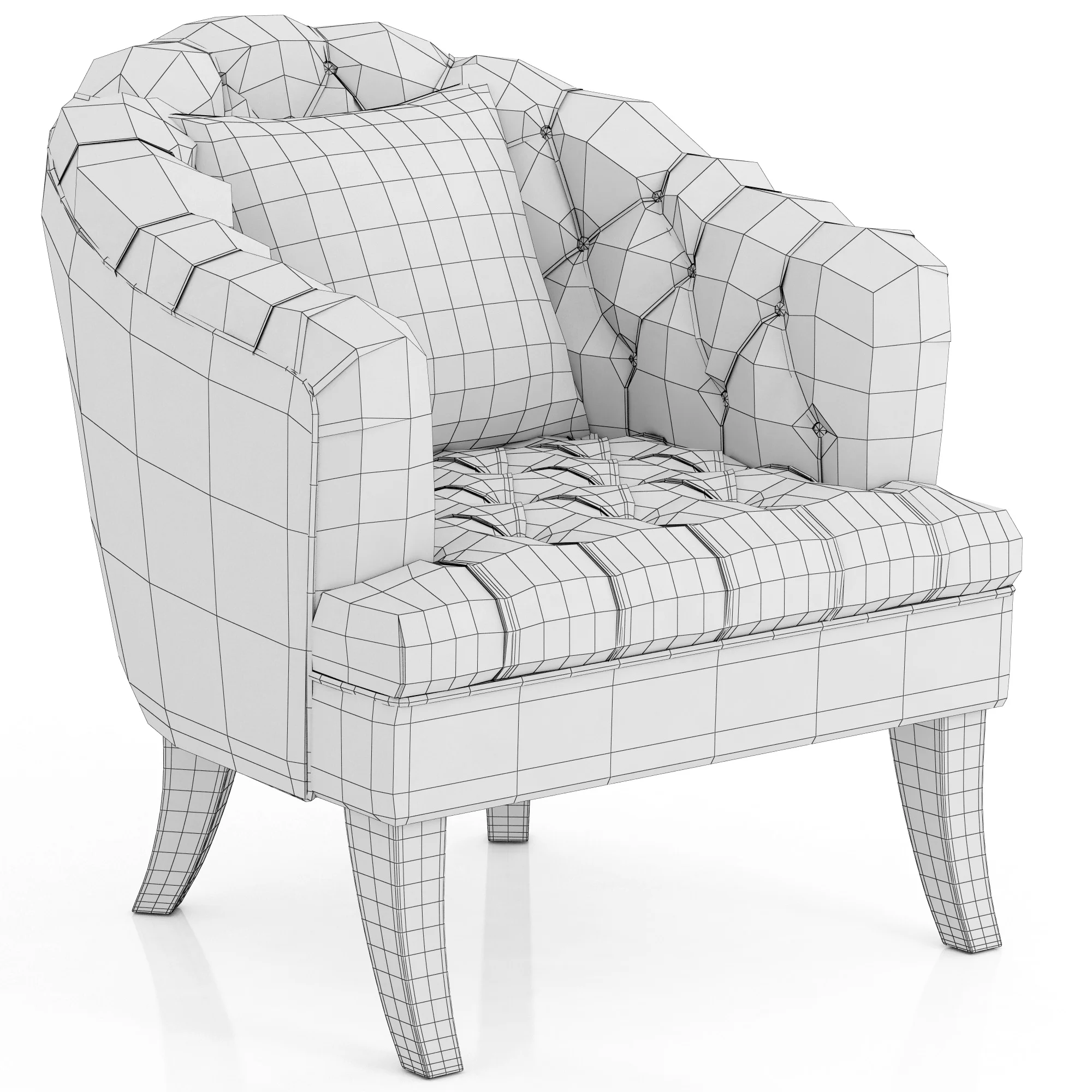 Dantone Home Nizza Chair — 3D model preview 9