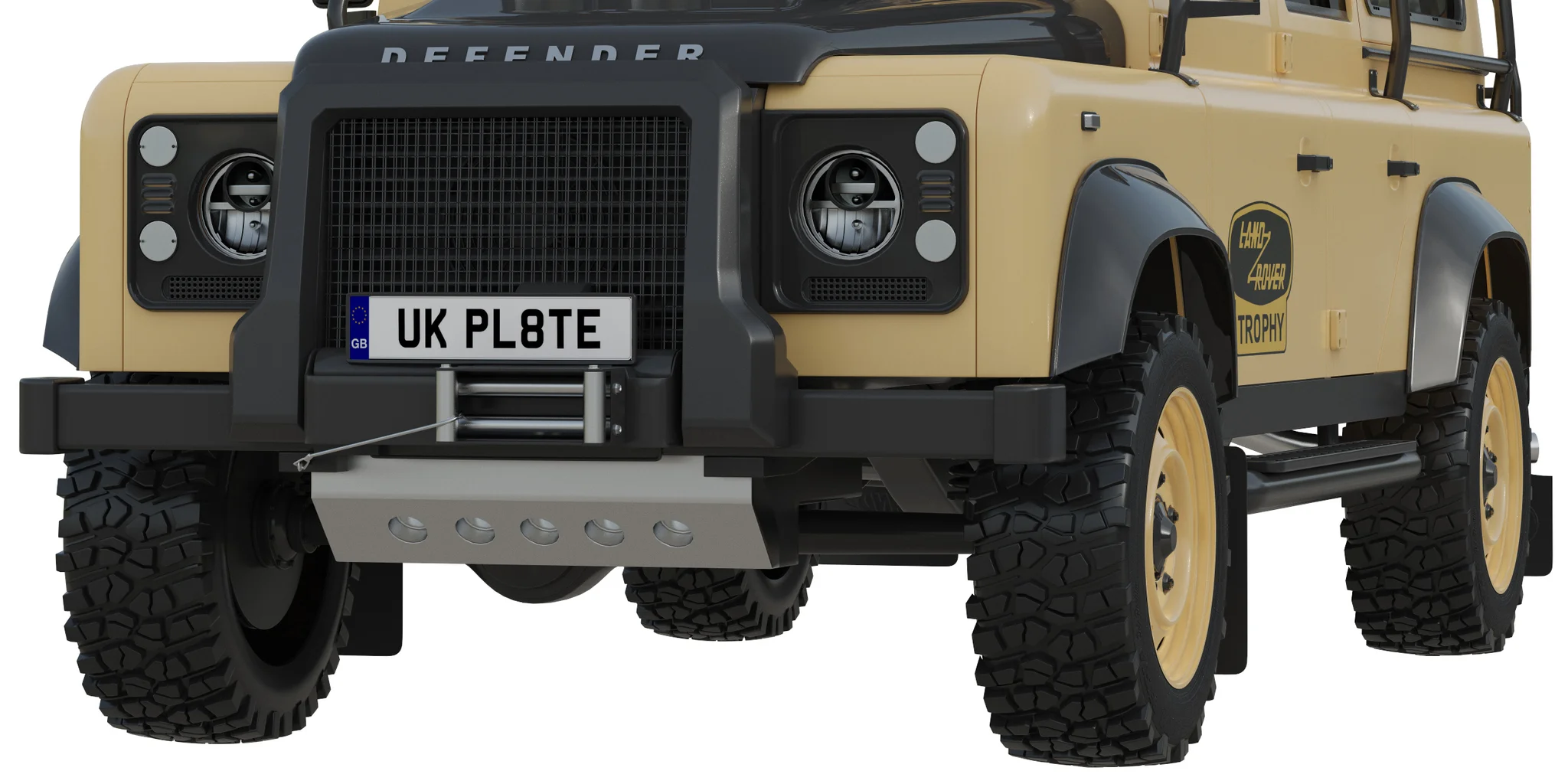 Land Rover Defender Works V8 Trophy, 3D model preview 4