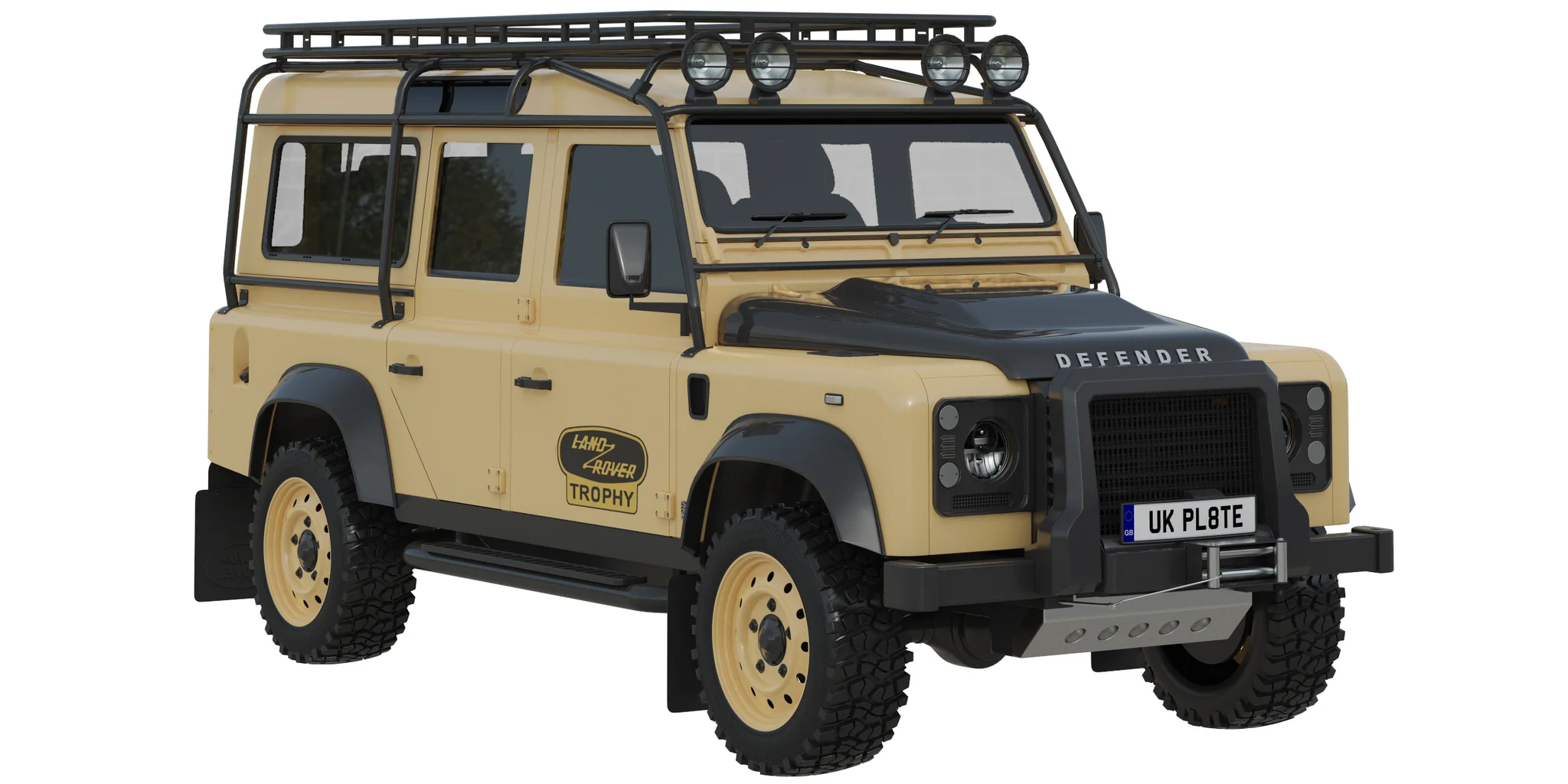 Land Rover Defender Works V8 Trophy, 3D model preview 19