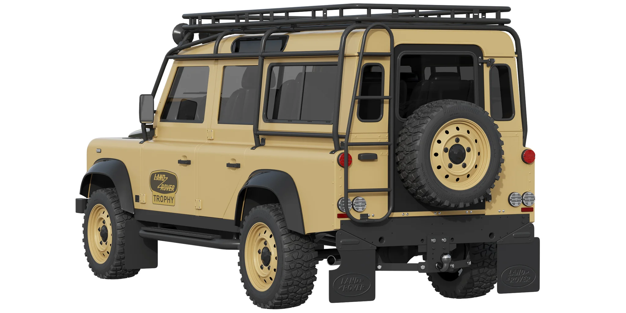 Land Rover Defender Works V8 Trophy, 3D model preview 22
