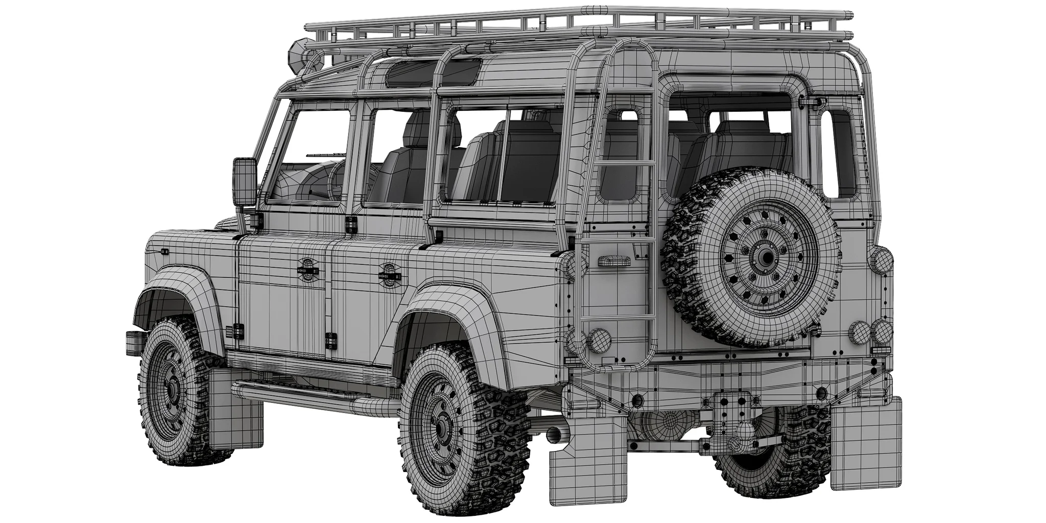 Land Rover Defender Works V8 Trophy, 3D model preview 23
