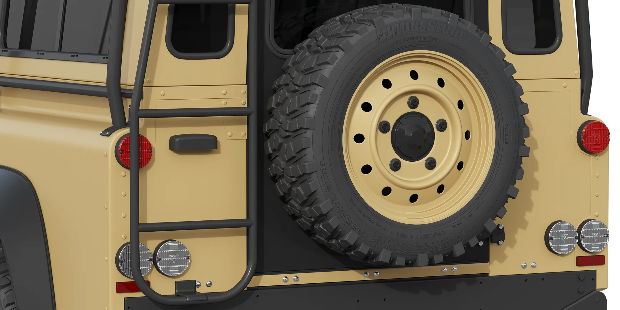 Land Rover Defender Works V8 Trophy, 3D model preview 25