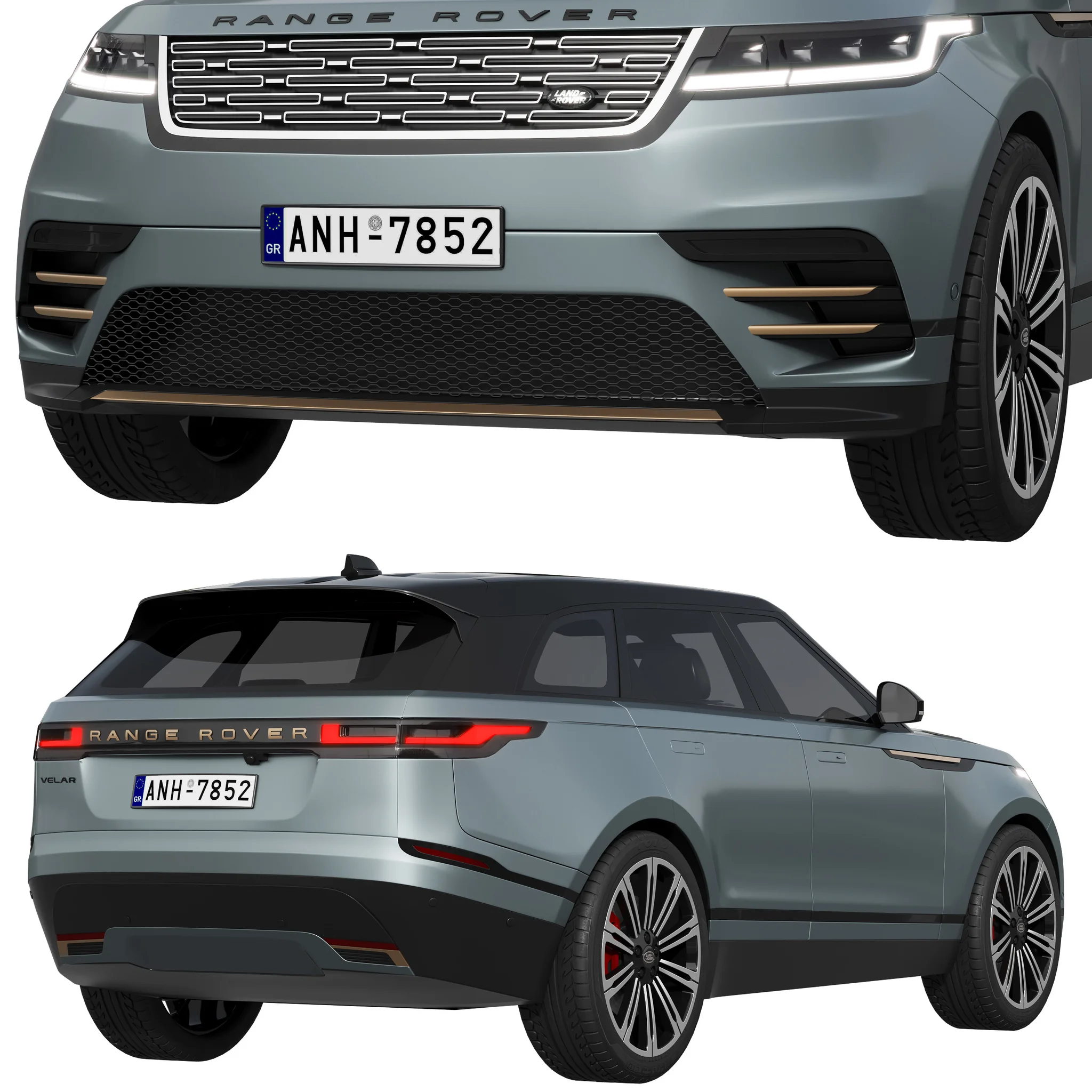 Land Rover Range Rover Velar, 3D model preview 3