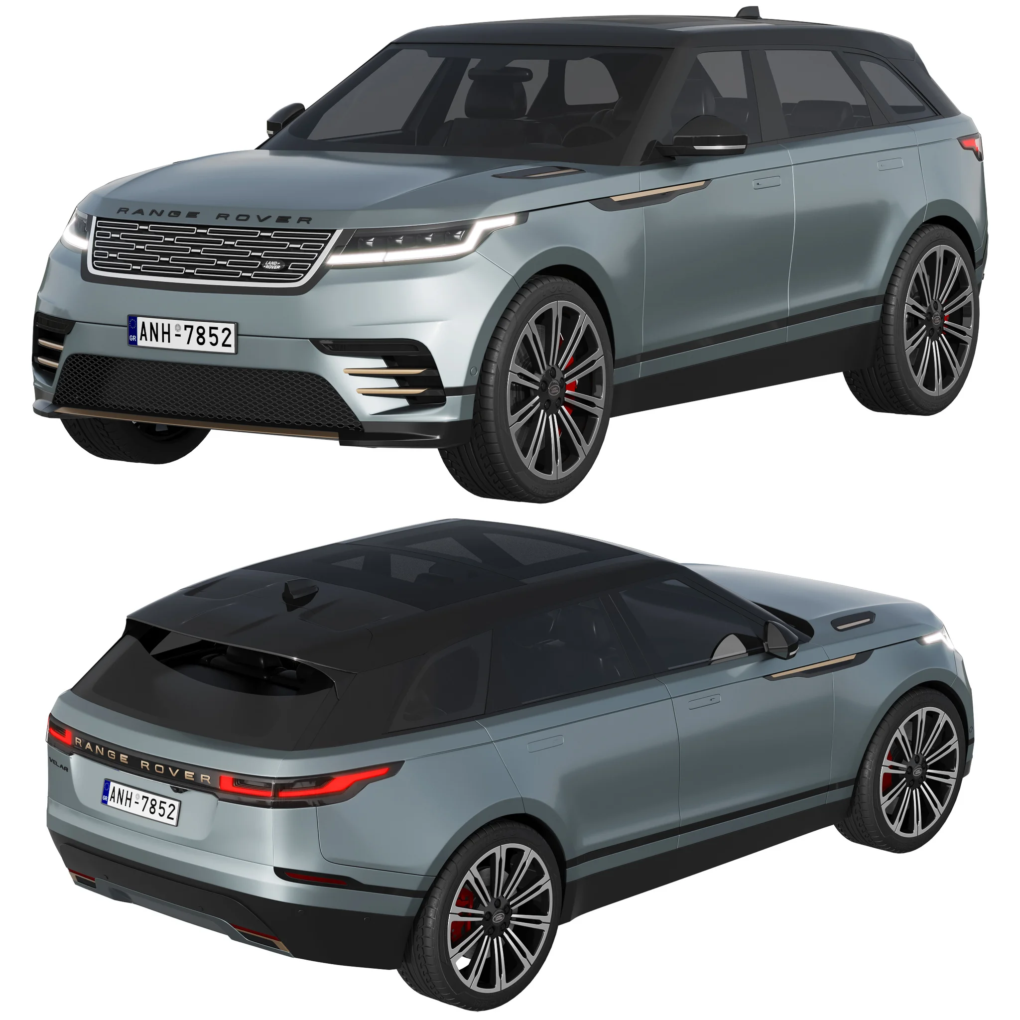 Land Rover Range Rover Velar, 3D model preview 7
