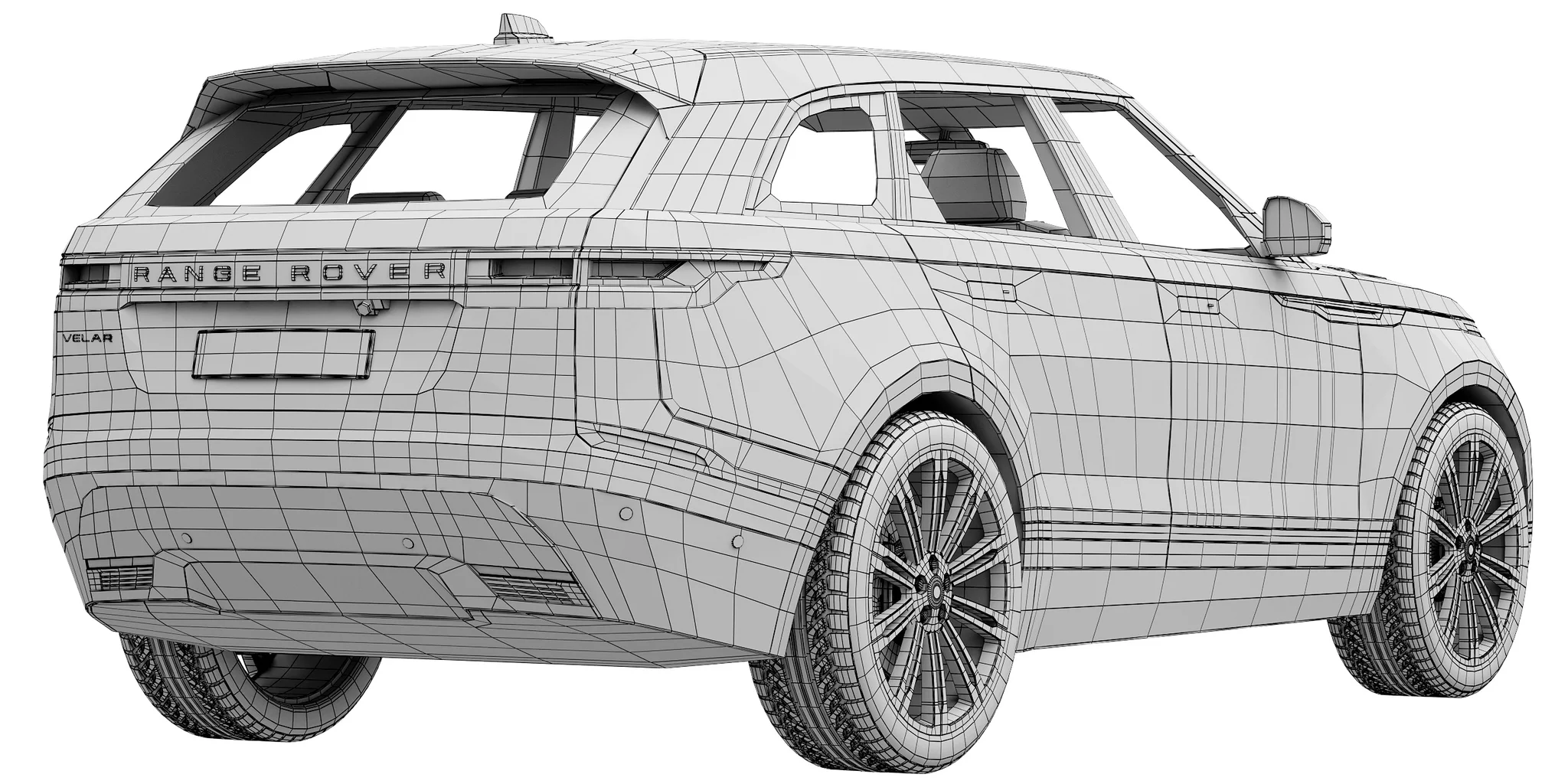 Land Rover Range Rover Velar, 3D model preview 8