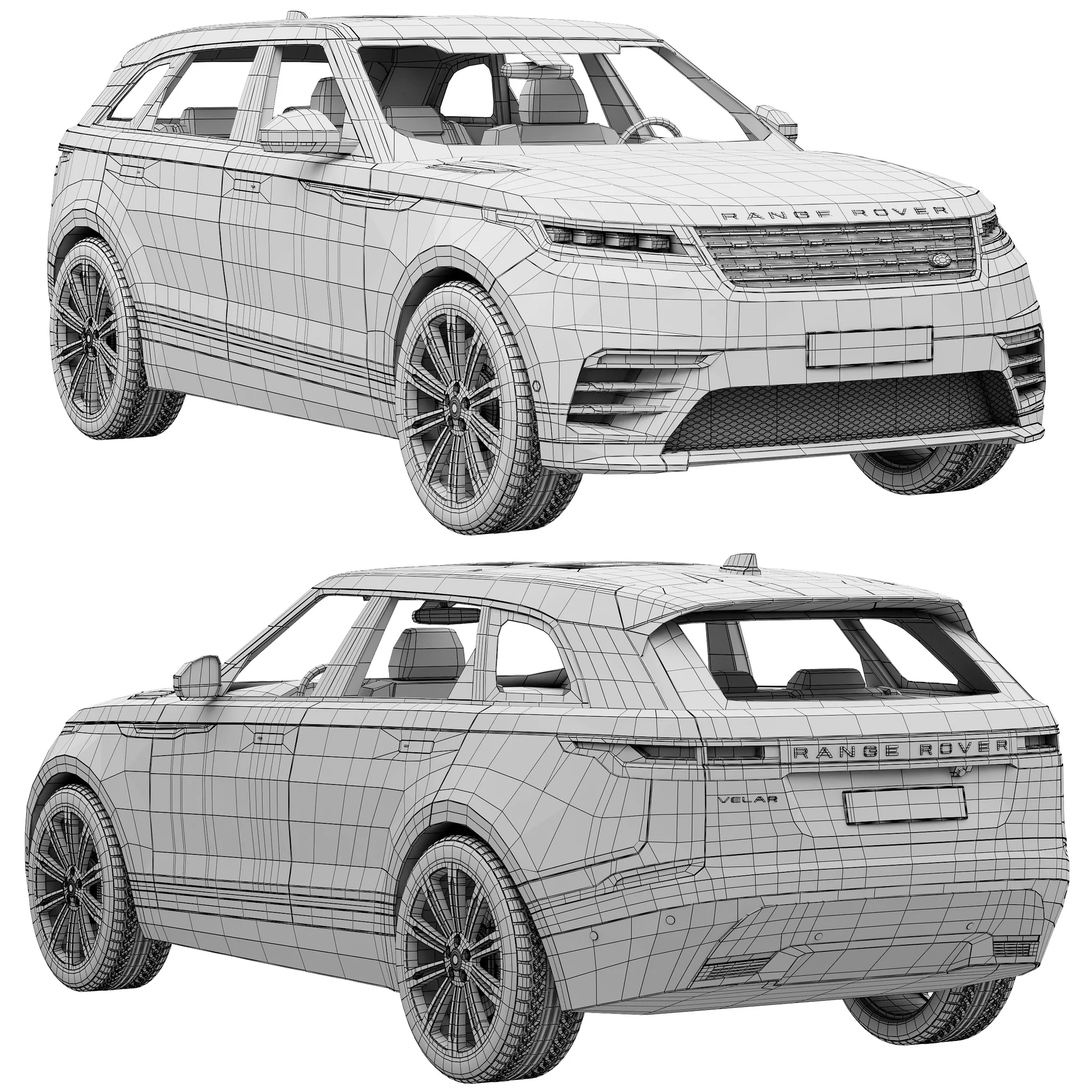 Land Rover Range Rover Velar, 3D model preview 18