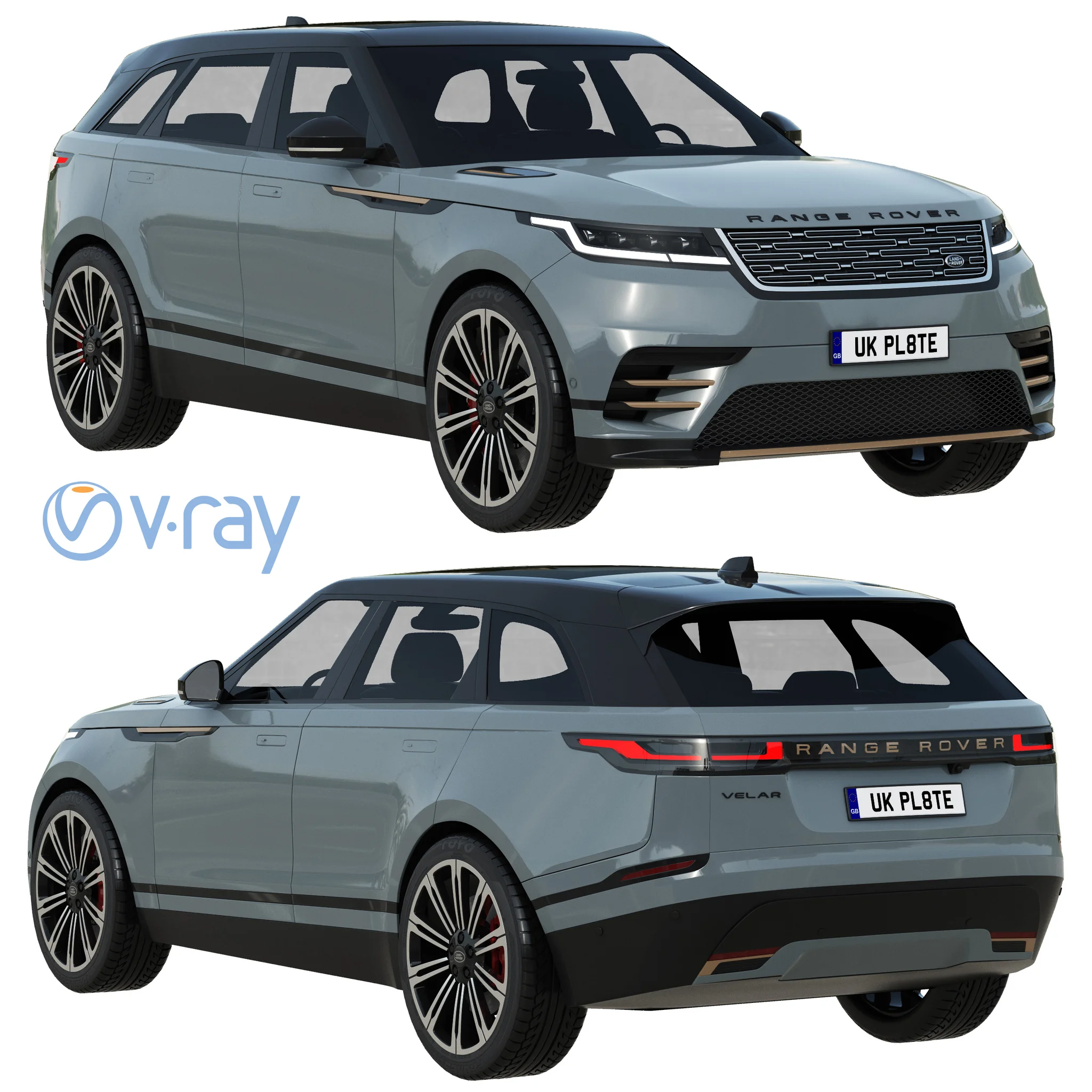 Land Rover Range Rover Velar, 3D model preview 20