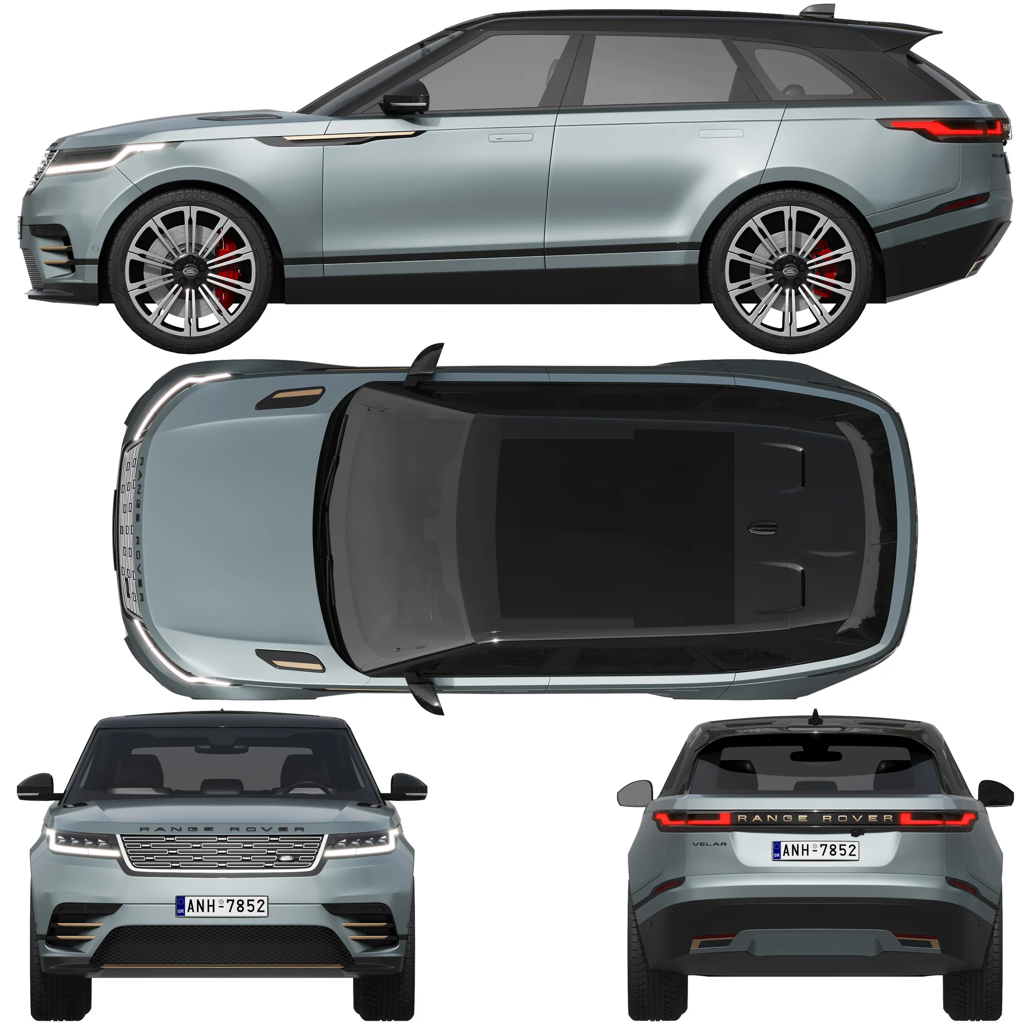 Land Rover Range Rover Velar, 3D model preview 28