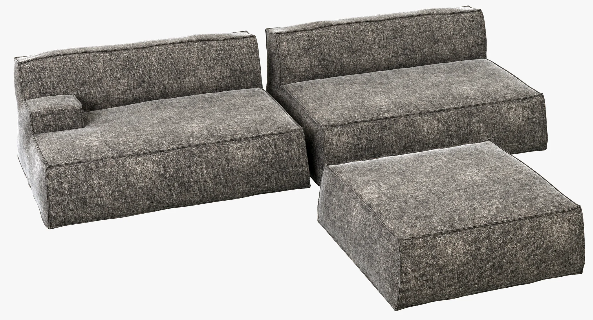 Baxter Damasco Sofa — 3D model preview 3