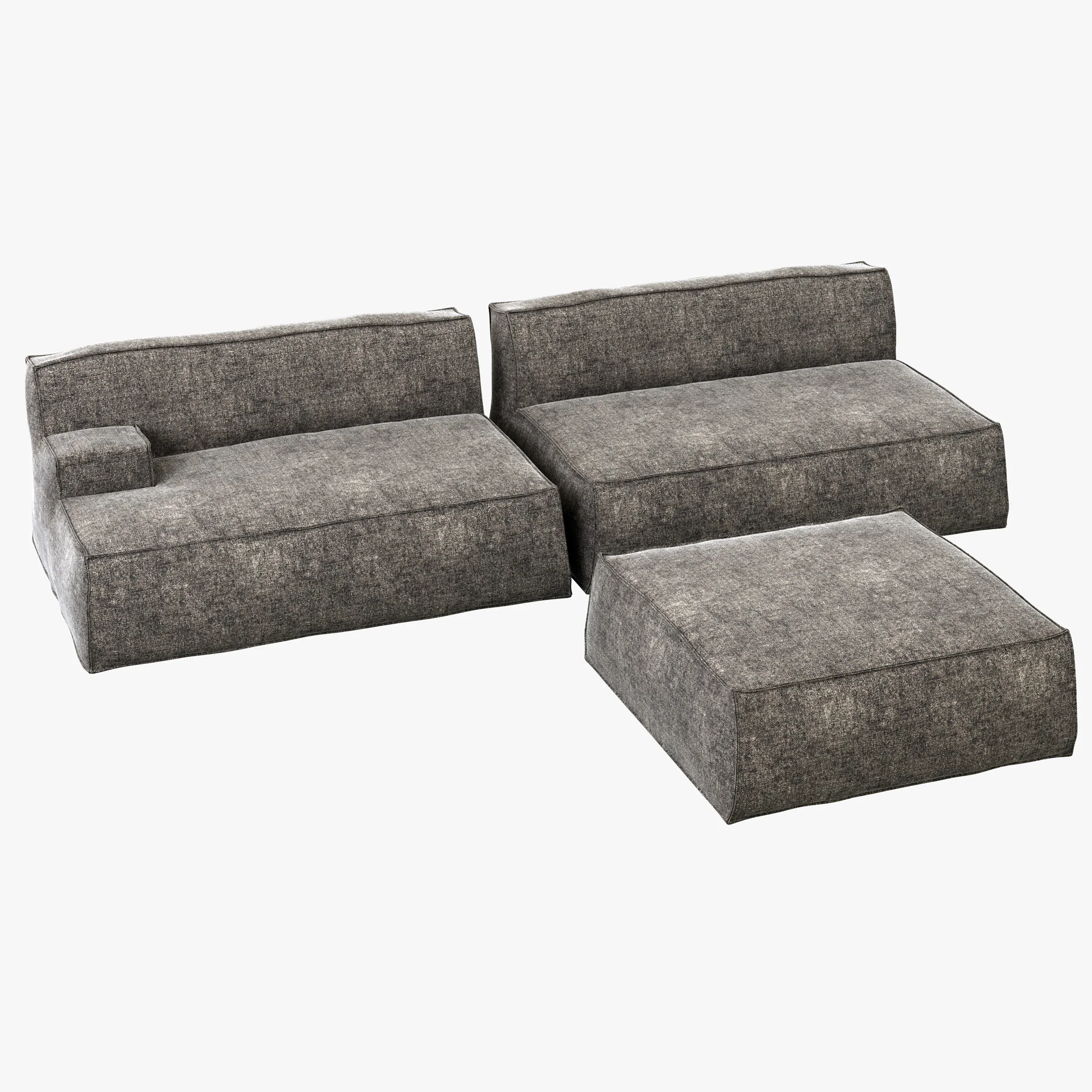 Baxter Damasco Sofa — 3D model preview 5