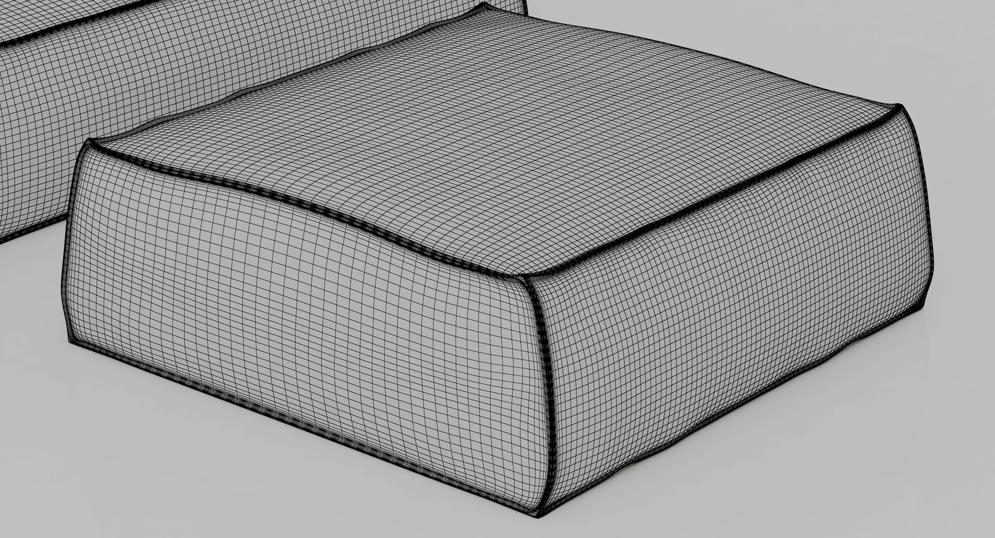 Baxter Damasco Sofa — 3D model preview 15