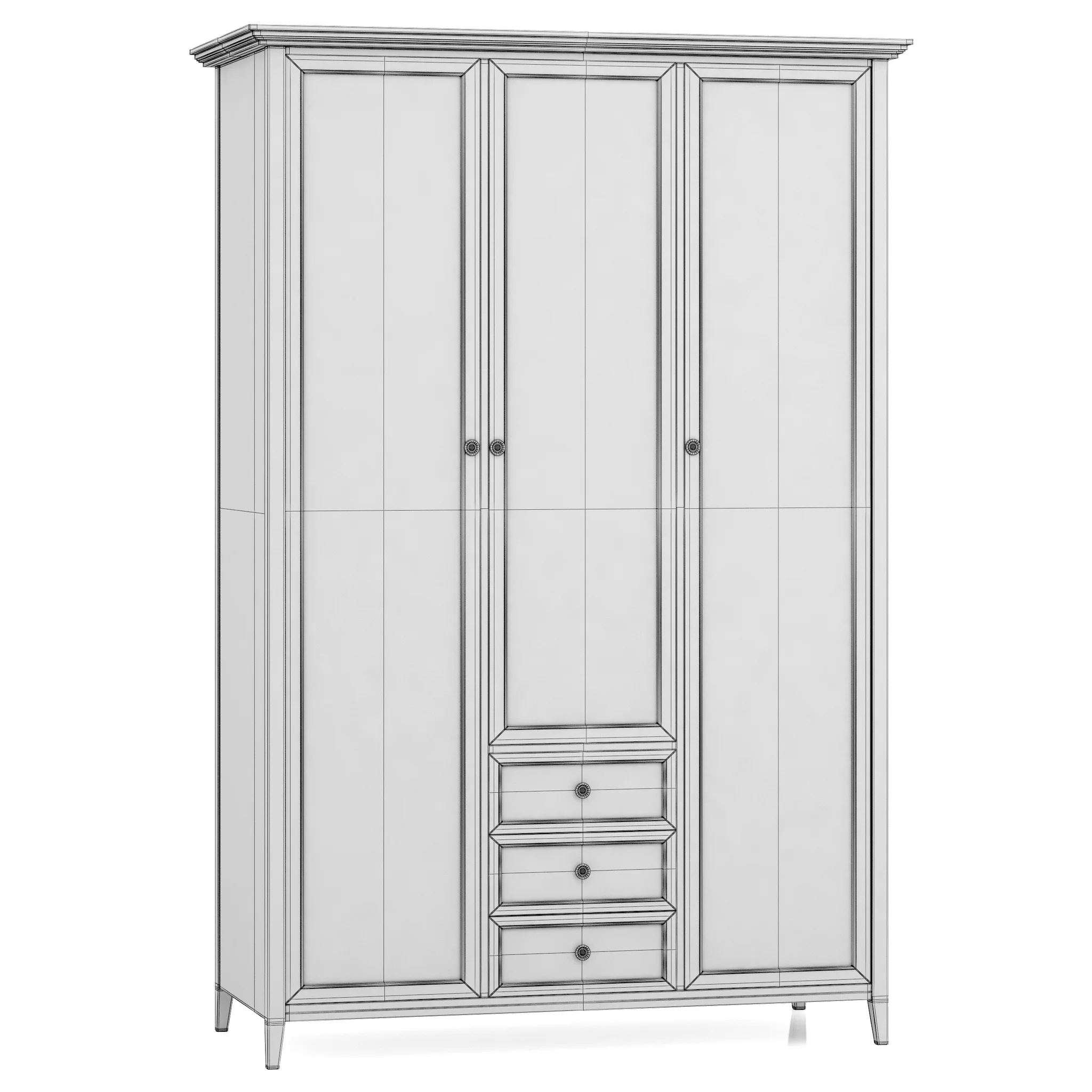 Dantone Home Junior Cabinet — 3D model preview 7