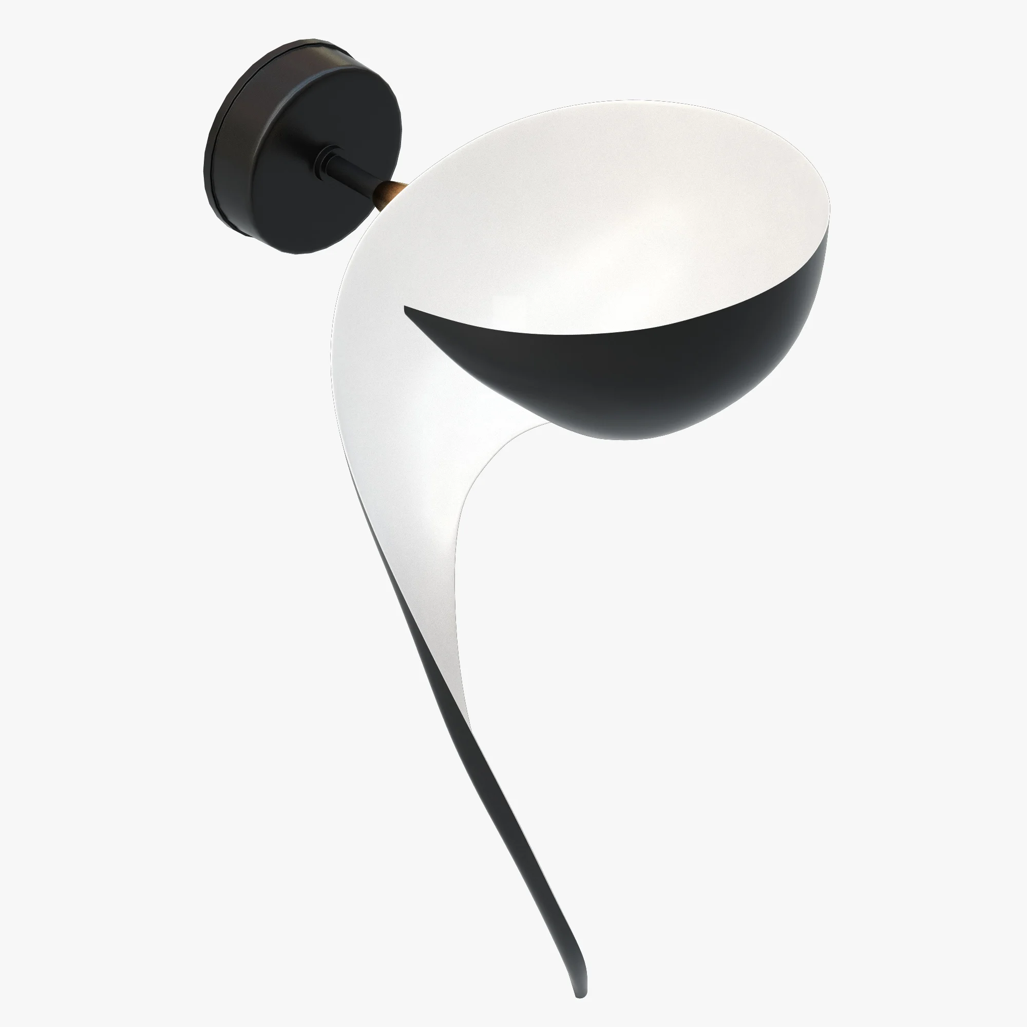 Serge Mouille Flame Sconces MSC FLA — 3D model preview 3